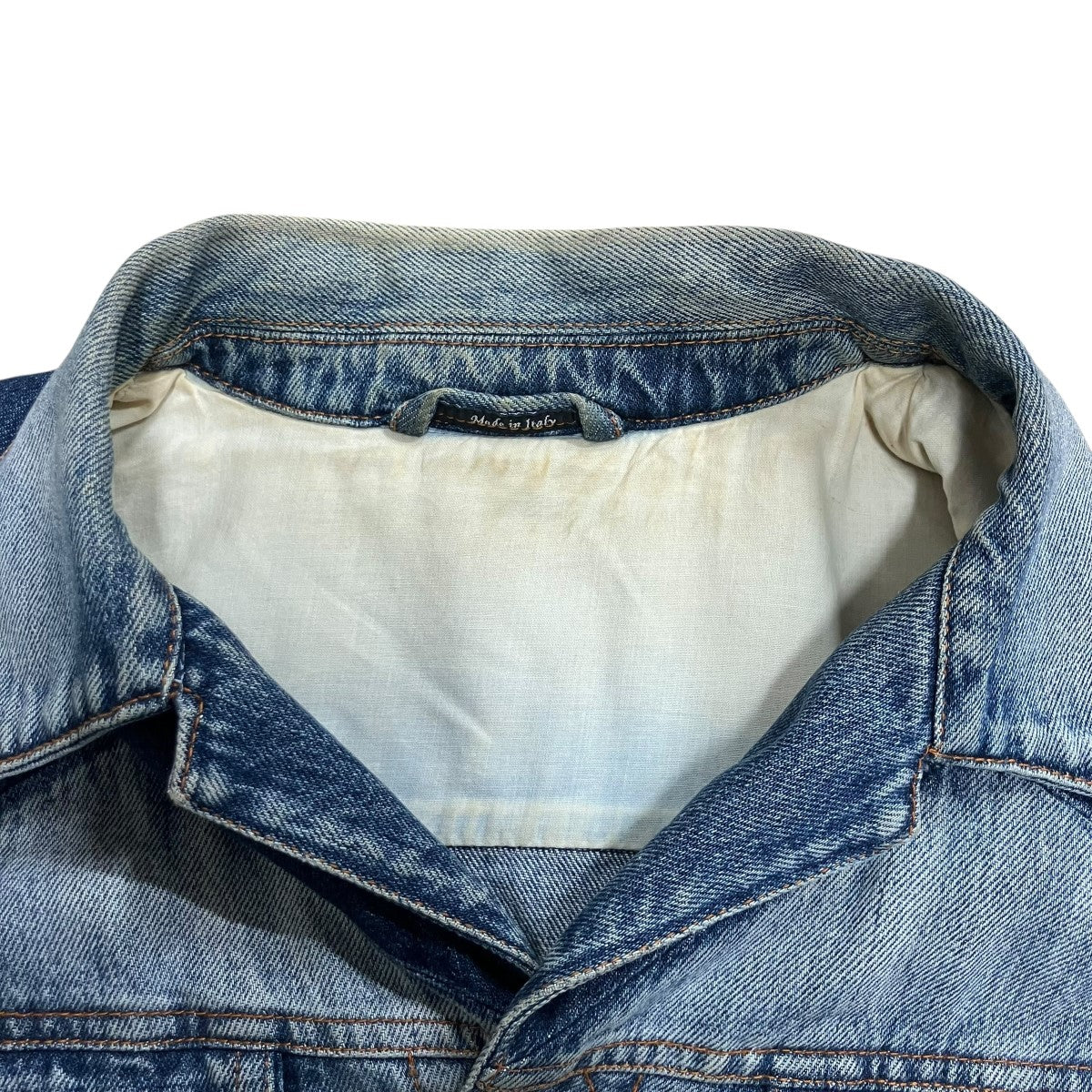 MAISON MARGIELA 10 フェード加工デニムジャケット 古着・中古-5枚目のアイテム画像