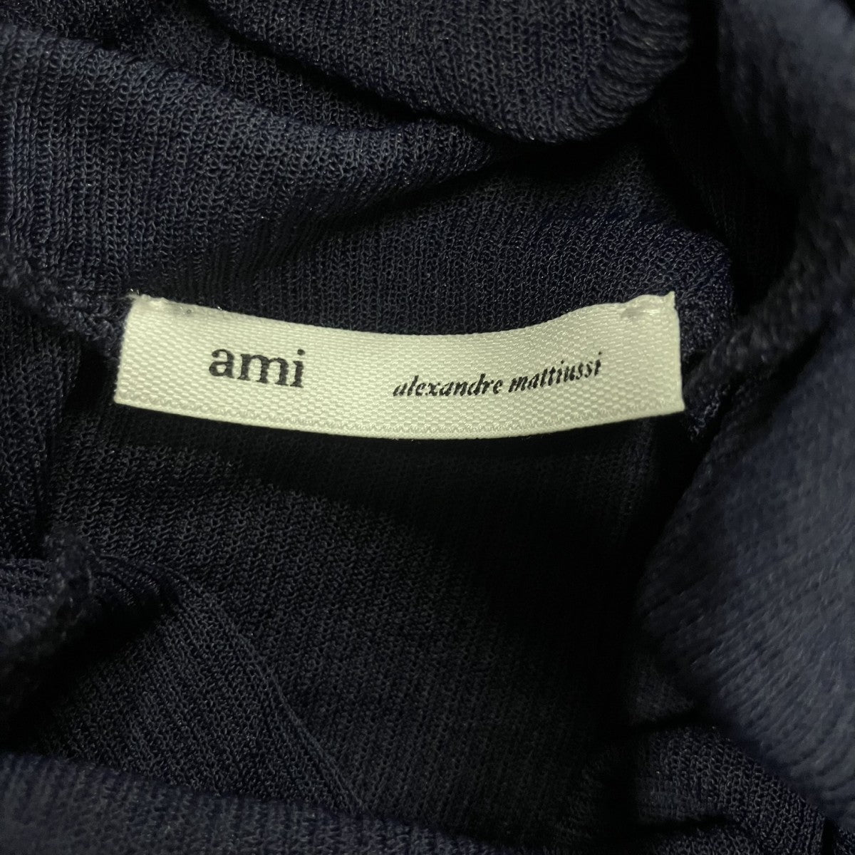 AMI Alexandre Mattiussi シアートップ カットソー 古着・中古-5枚目のアイテム画像