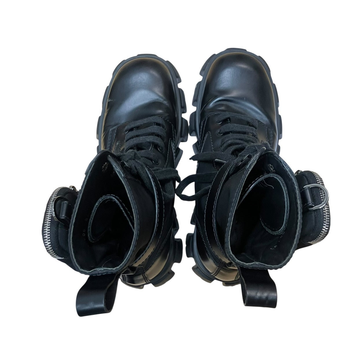 PRADA モノリス レースアップブーツ 古着・中古-6枚目のアイテム画像