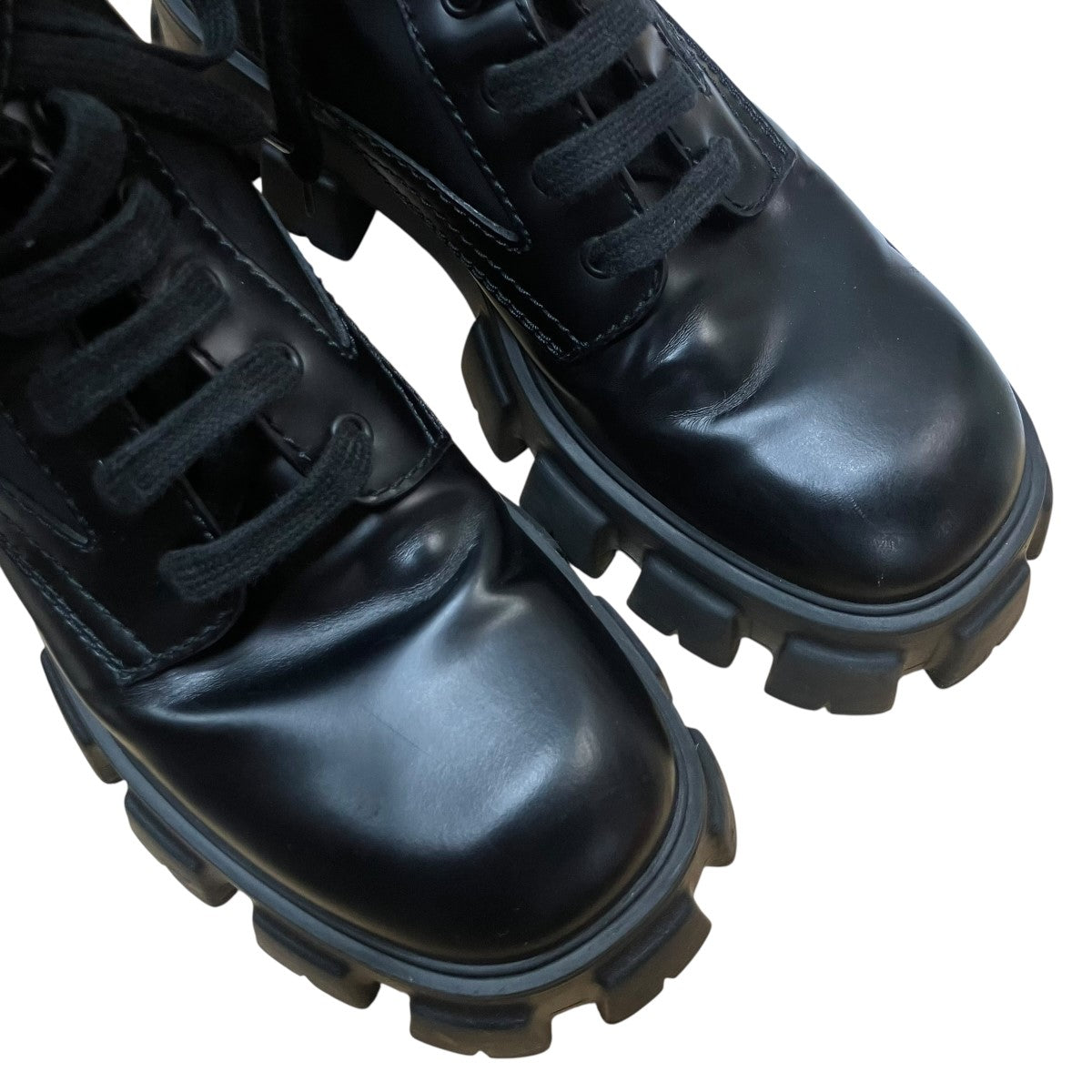 PRADA モノリス レースアップブーツ 古着・中古-9枚目のアイテム画像