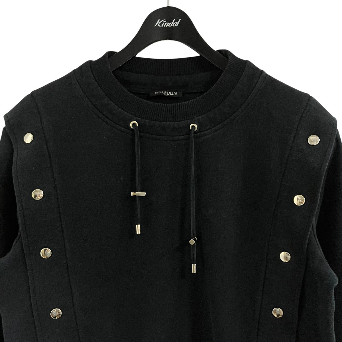 BALMAIN スナップデザインスウェット 古着・中古-2枚目のアイテム画像