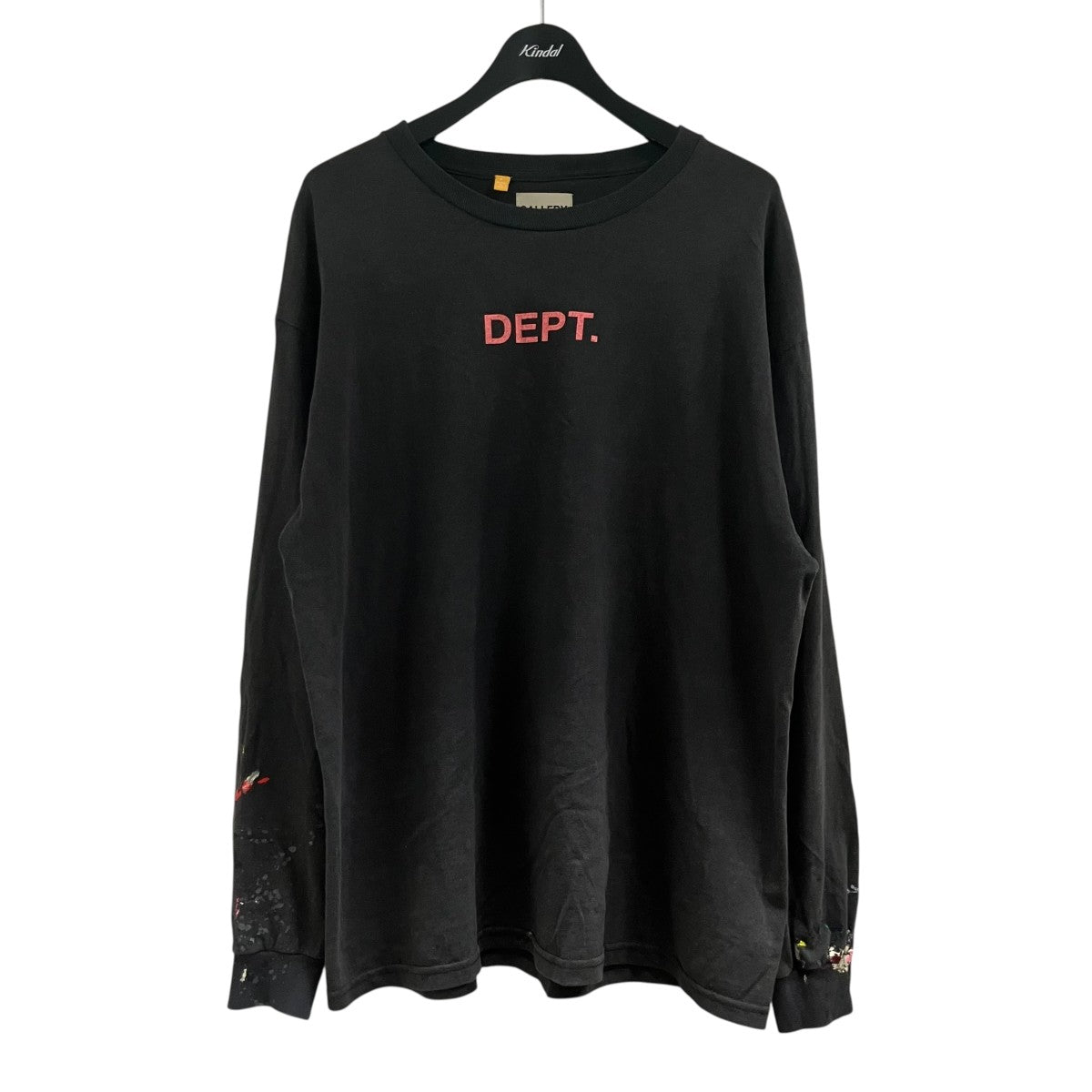 GALLERY DEPT ペイント加工 ロゴロングスリーブTシャツ カットソー 古着・中古-1枚目のアイテム画像