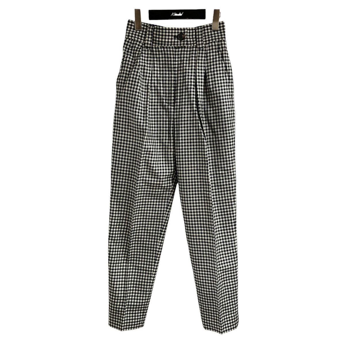 MIU MIU チェックトラウザーズパンツ 古着・中古-1枚目のアイテム画像