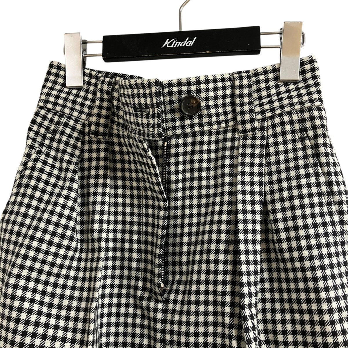 MIU MIU チェックトラウザーズパンツ 古着・中古-3枚目のアイテム画像