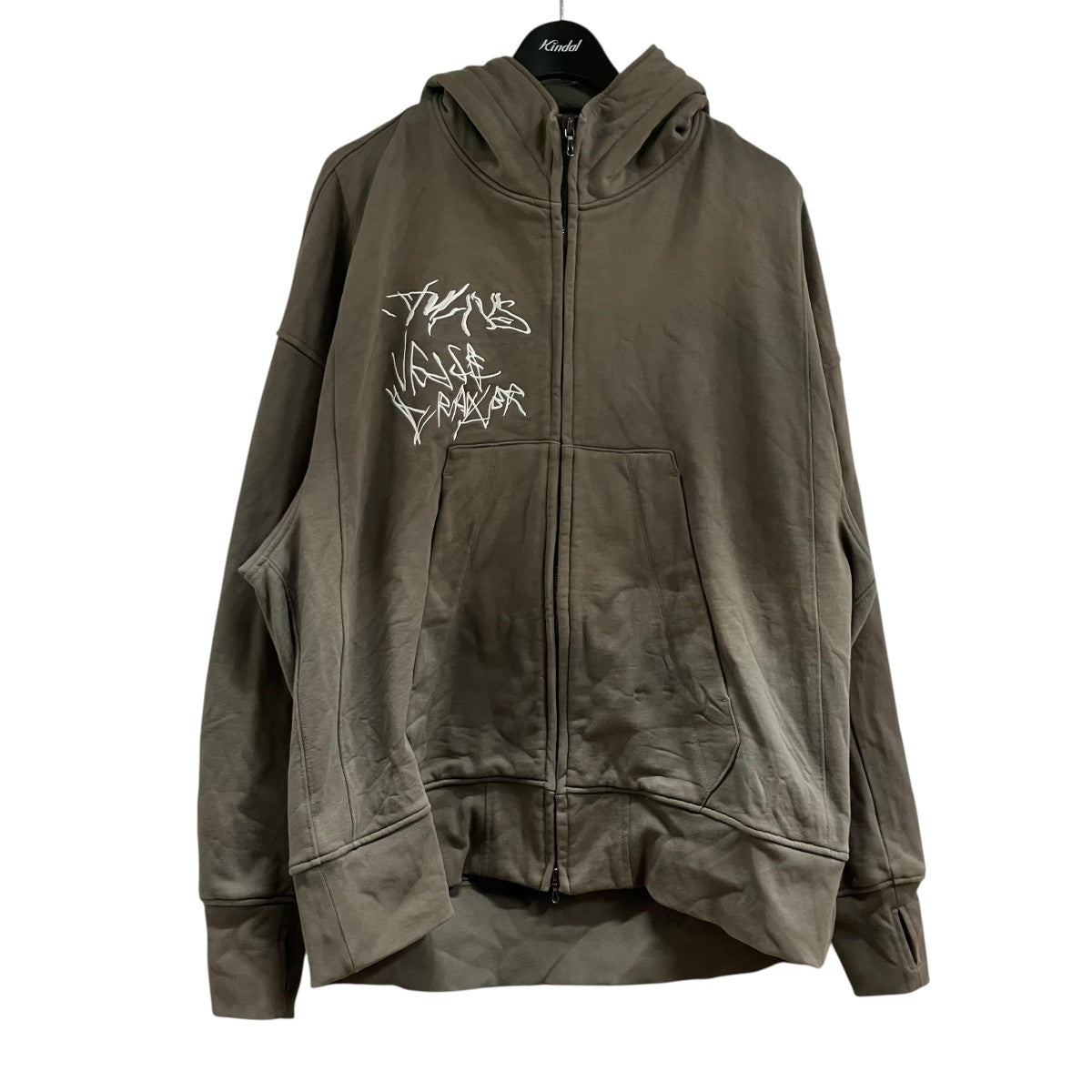 JULIUS ジップアップパーカー 古着・中古-1枚目のアイテム画像