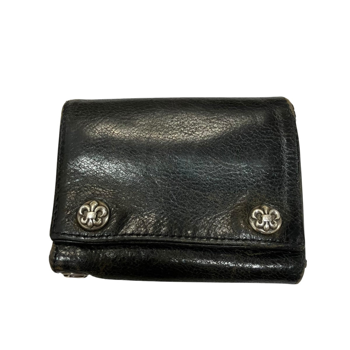 CHROME HEARTS 3フォールドBSフレアボタンウォレット 古着・中古-2枚目のアイテム画像