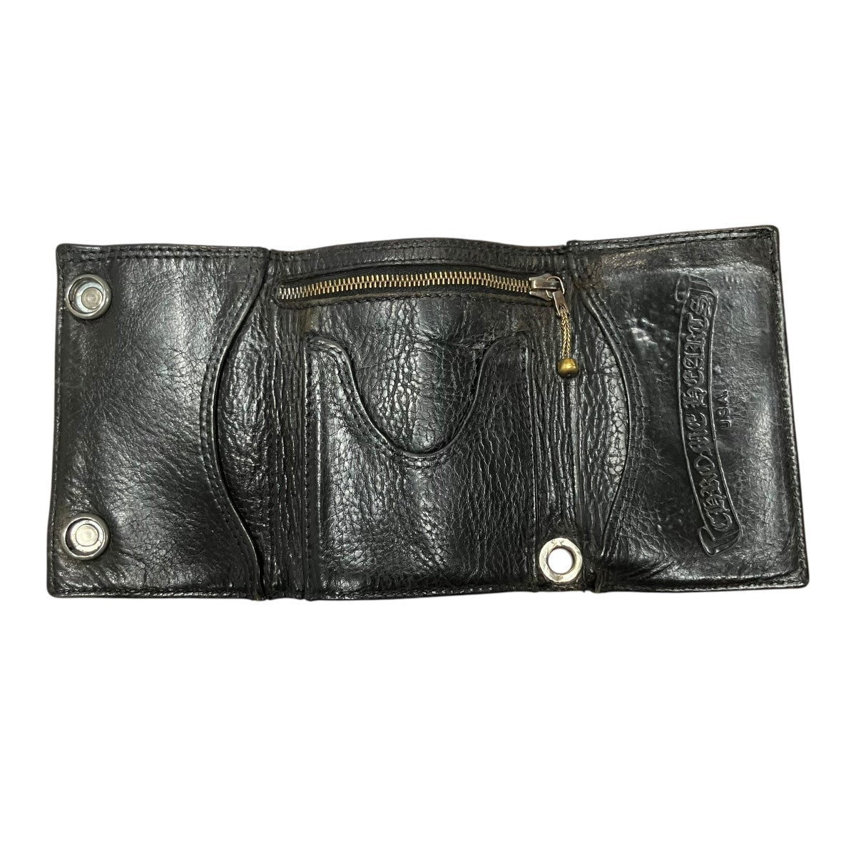 CHROME HEARTS 3フォールドBSフレアボタンウォレット 古着・中古-6枚目のアイテム画像