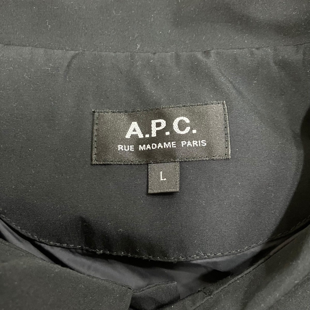 A．P．C． ナイロンコーチジャケット 古着・中古-5枚目のアイテム画像