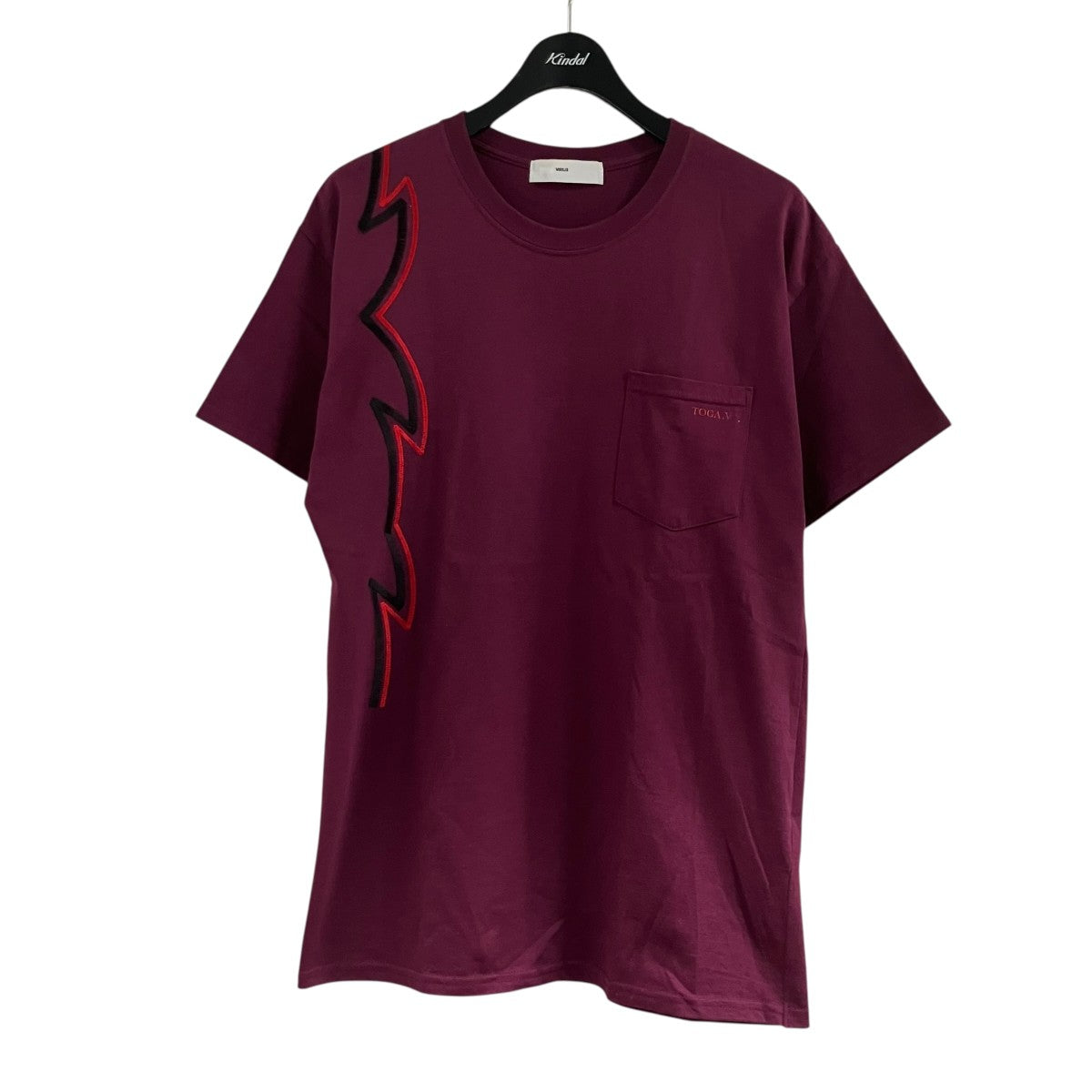 TOGA ARCHIVES エンブロイダリーポケットTシャツ 古着・中古-1枚目のアイテム画像