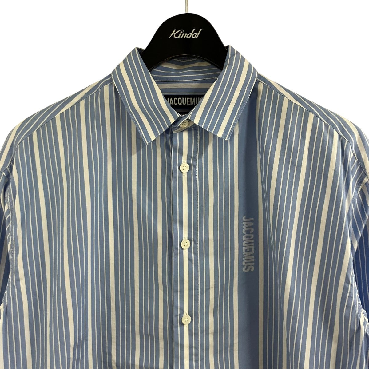 JACQUEMUS ストライプSimonシャツ 古着・中古-2枚目のアイテム画像
