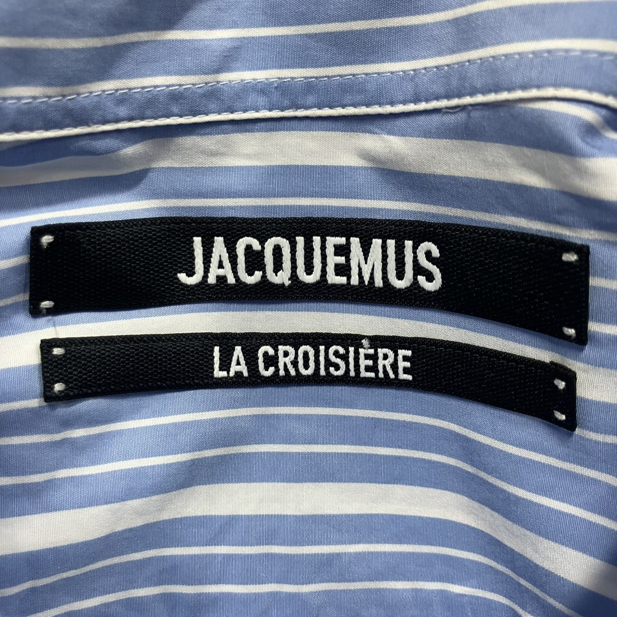 JACQUEMUS ストライプSimonシャツ 古着・中古-5枚目のアイテム画像