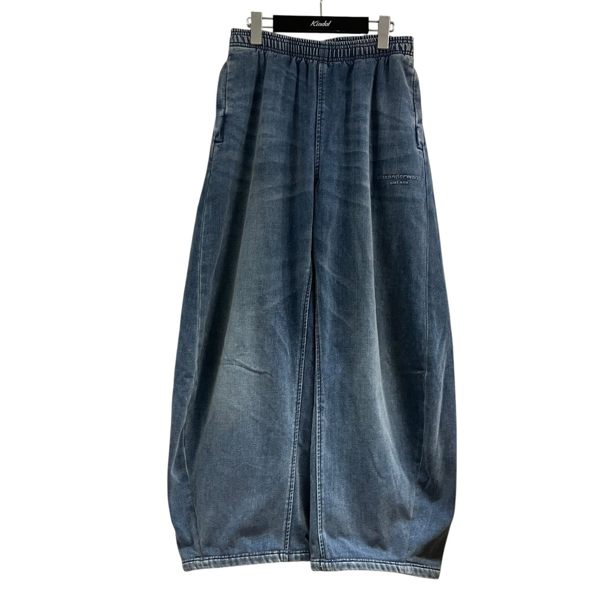 ALEXANDER WANG フェード加工ドローストリングデニムパンツ 古着・中古-1枚目のアイテム画像