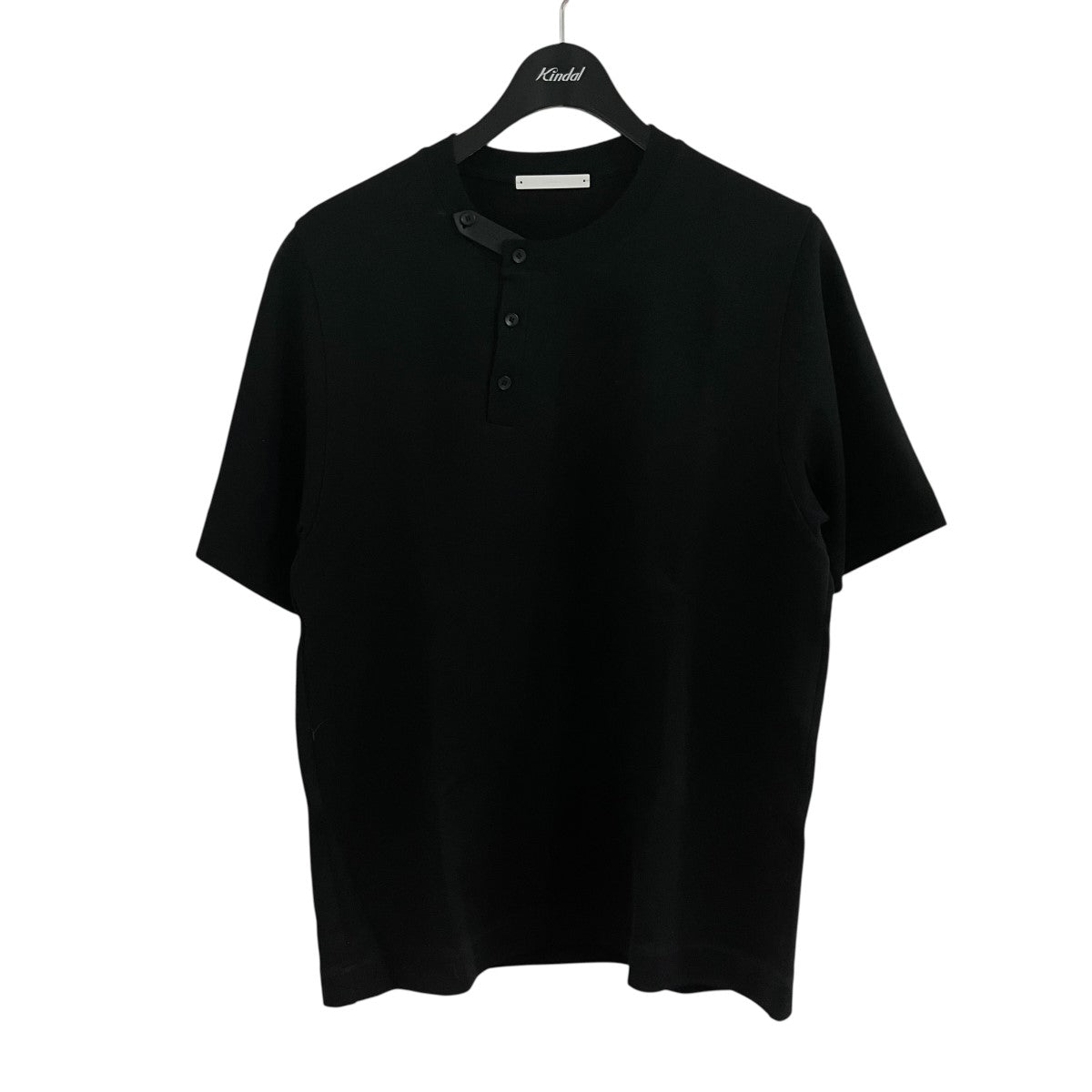 IRENISA レザータブクルーネックＴシャツ 古着・中古-1枚目のアイテム画像