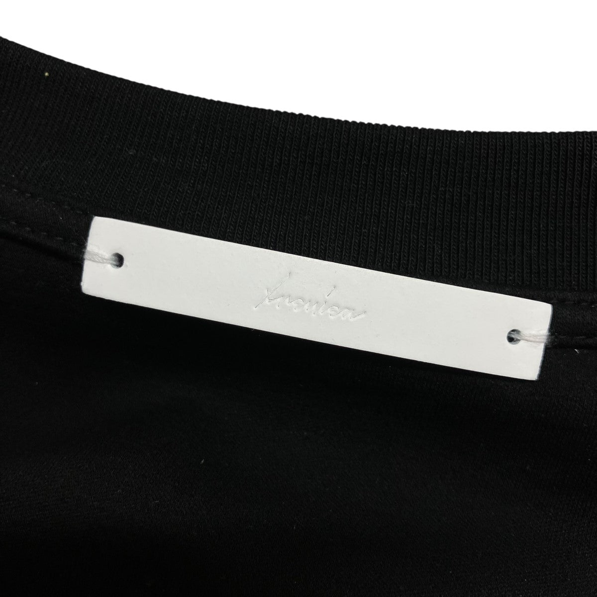 IRENISA レザータブクルーネックＴシャツ 古着・中古-5枚目のアイテム画像