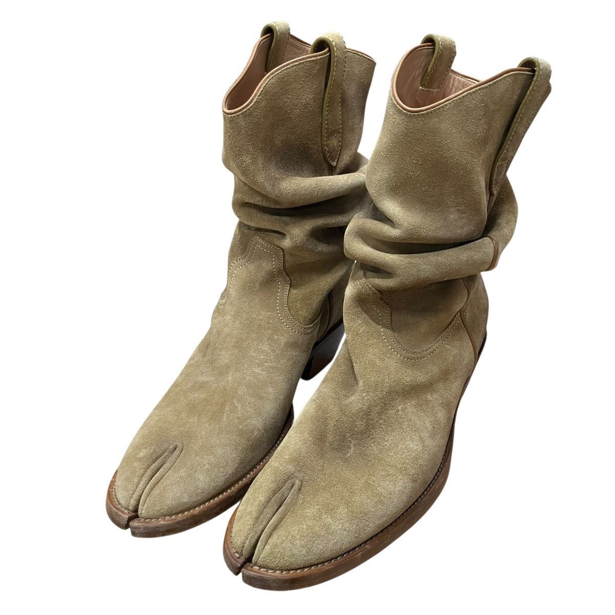 【希少】Maison Margiela レプリカ ウエスタンブーツ Maison Margiela 22(メゾンマルジェラ22) 足袋スウェードウェスタン