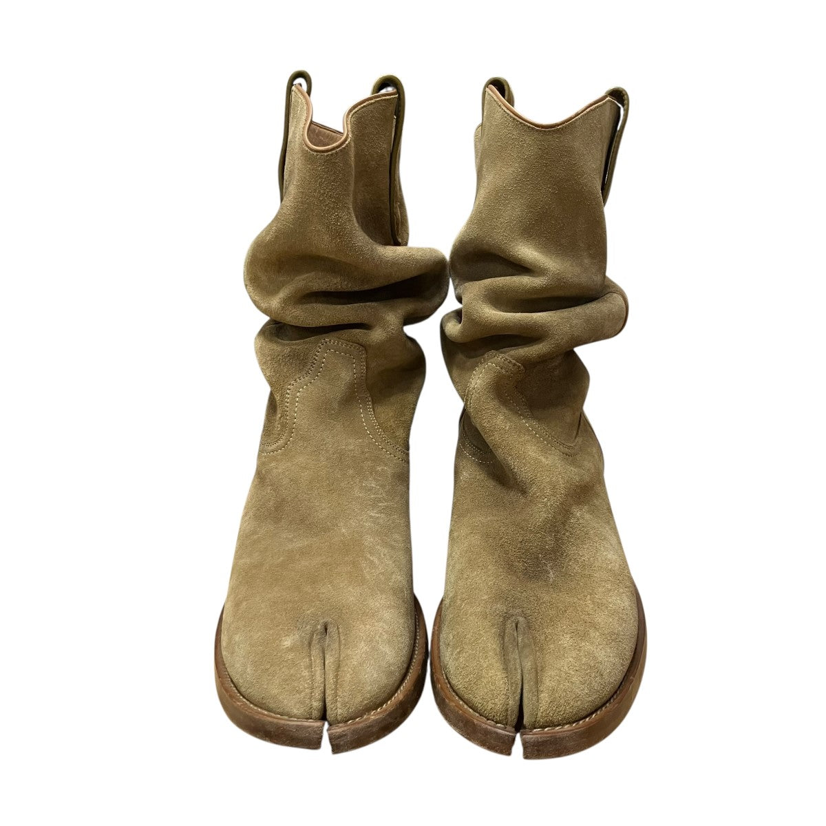Maison Margiela 22 足袋スウェードウェスタンブーツ 古着・中古-2枚目のアイテム画像