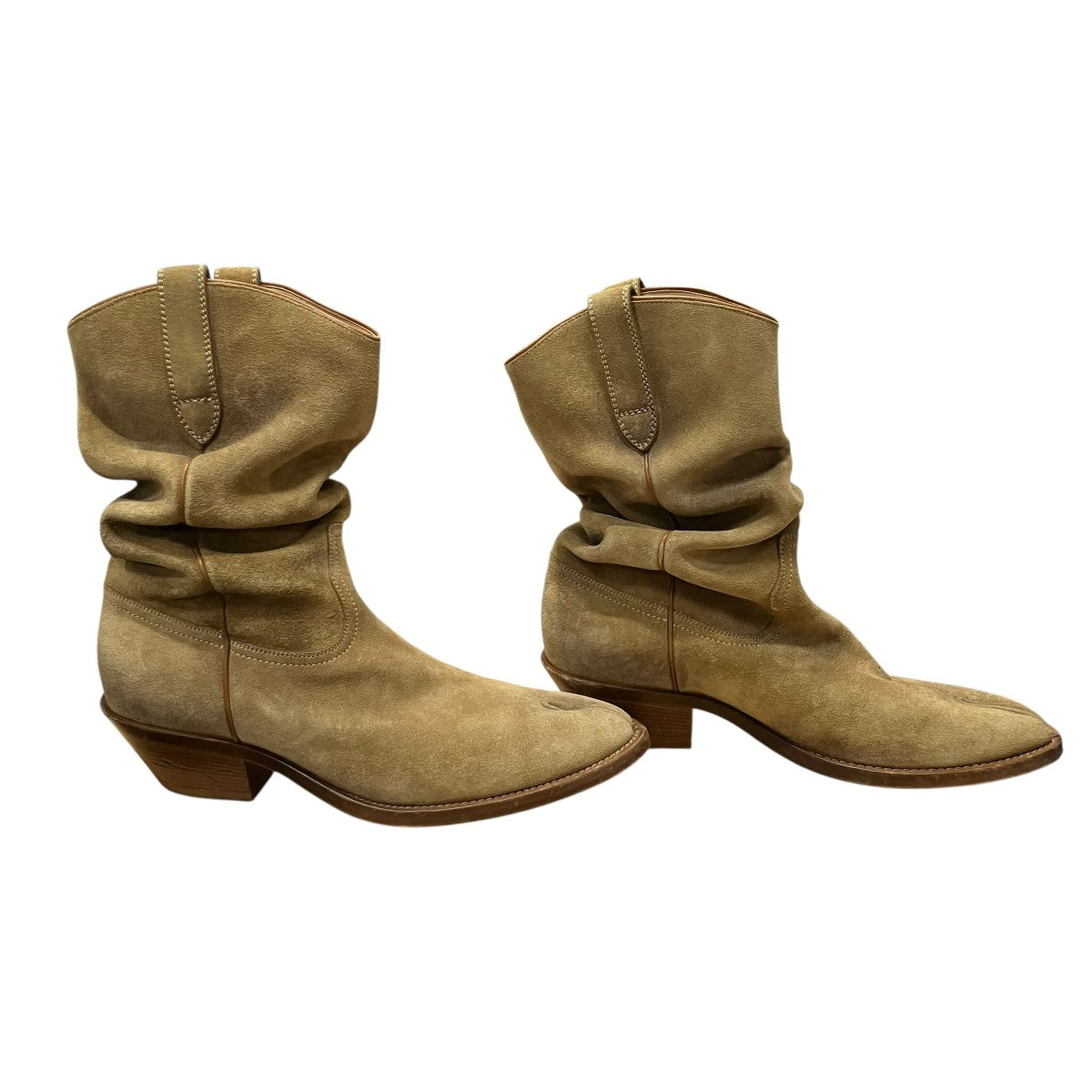 Maison Margiela 22 足袋スウェードウェスタンブーツ 古着・中古-4枚目のアイテム画像