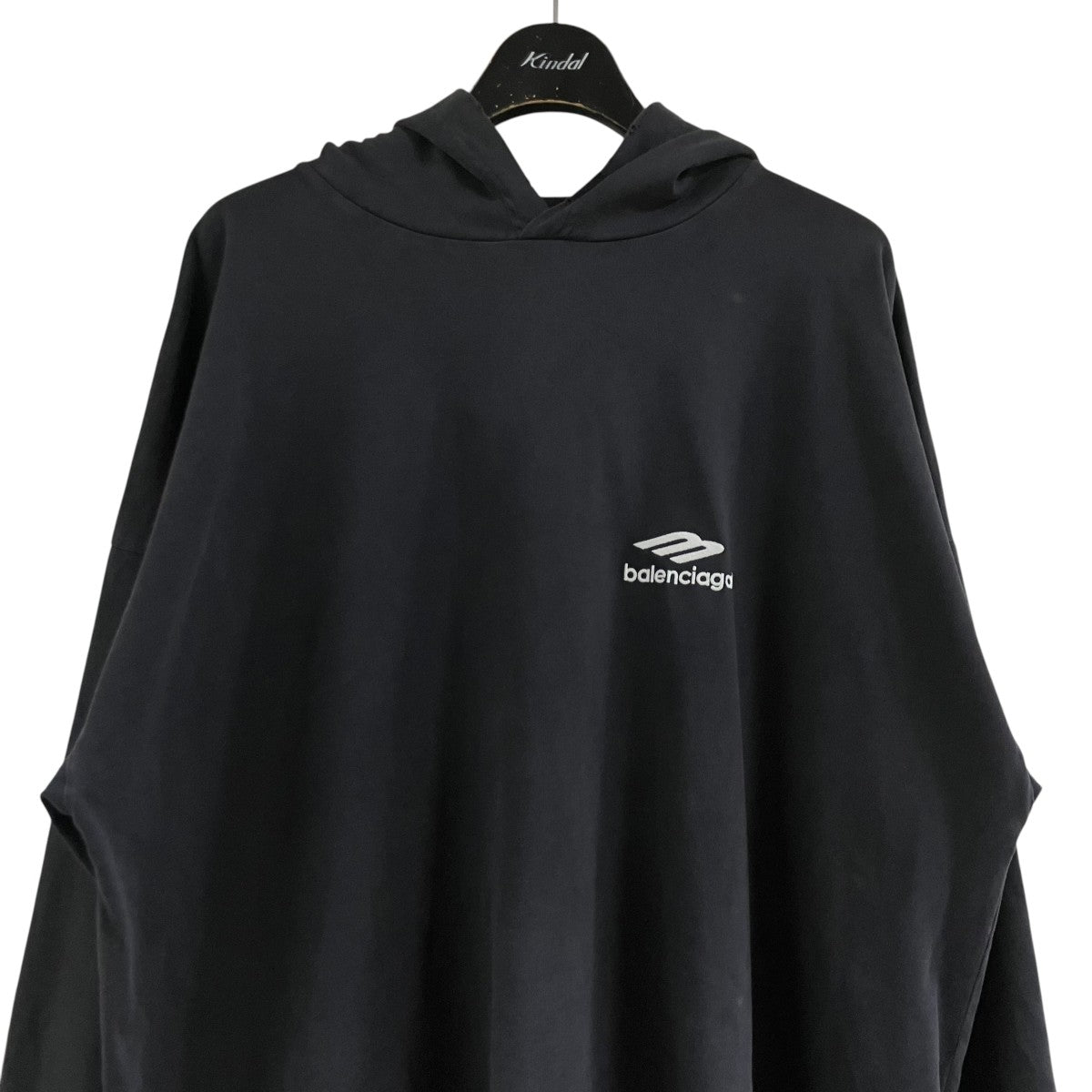 BALENCIAGA レタープリント フーディ カットソーレイヤードワンピース ドレス 古着・中古-2枚目のアイテム画像