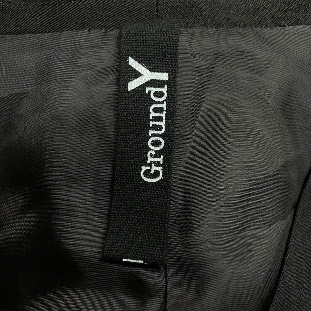 GROUND Y アシンメトリーチェックベスト 古着・中古-5枚目のアイテム画像