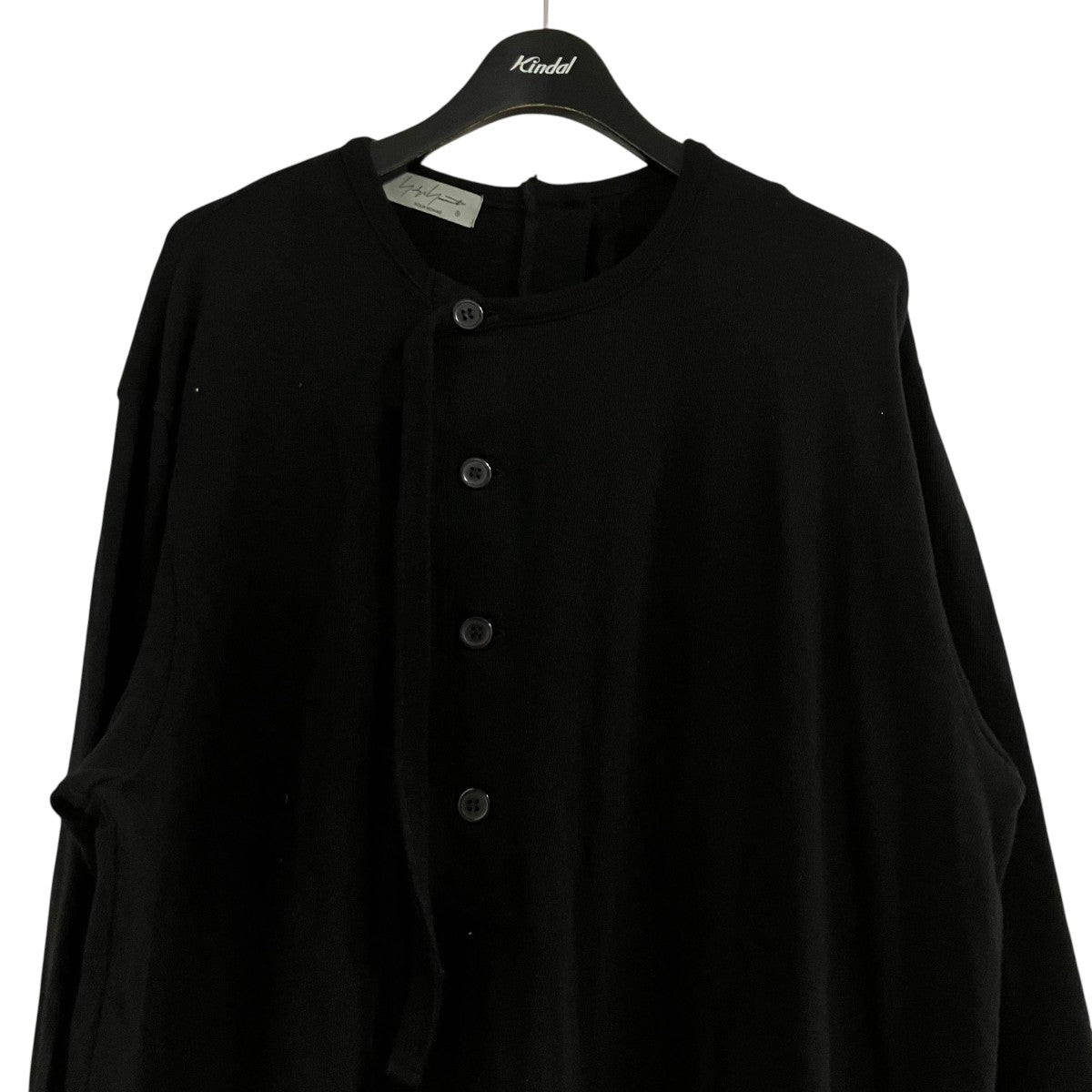 Yohji Yamamoto pour homme ロング丈アシンメトリーカットソー 古着・中古-2枚目のアイテム画像