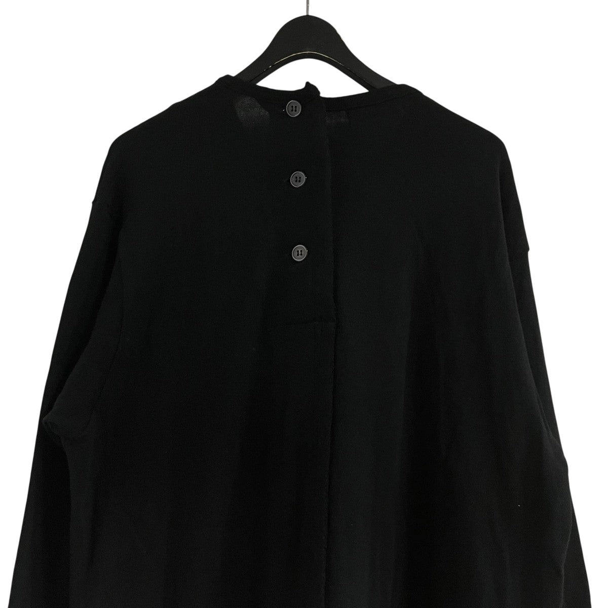 Yohji Yamamoto pour homme ロング丈アシンメトリーカットソー 古着・中古-4枚目のアイテム画像