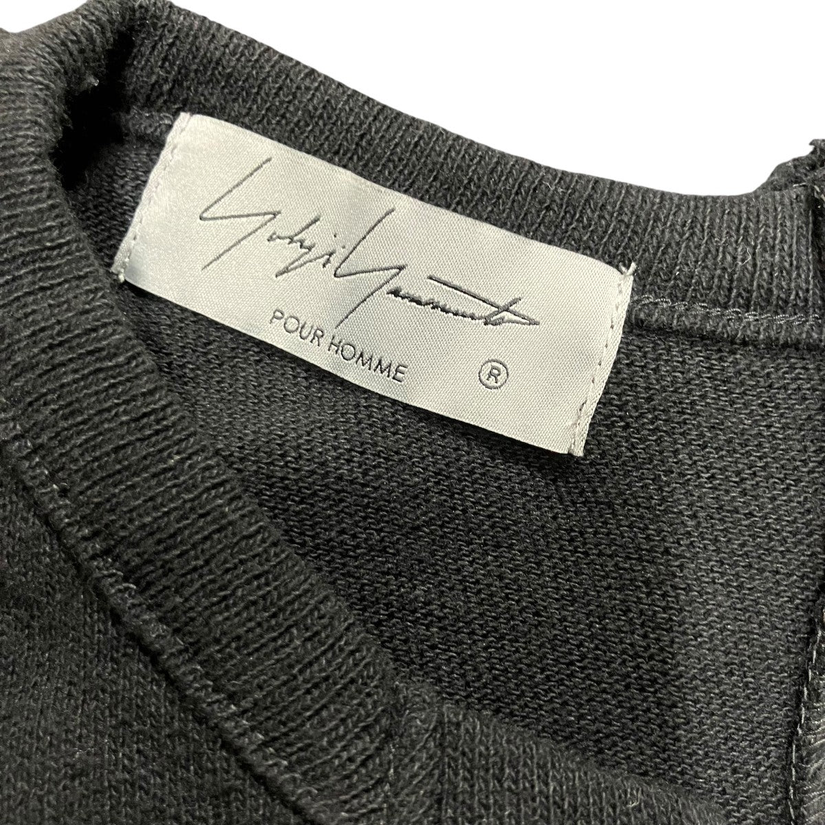 Yohji Yamamoto pour homme ロング丈アシンメトリーカットソー 古着・中古-5枚目のアイテム画像