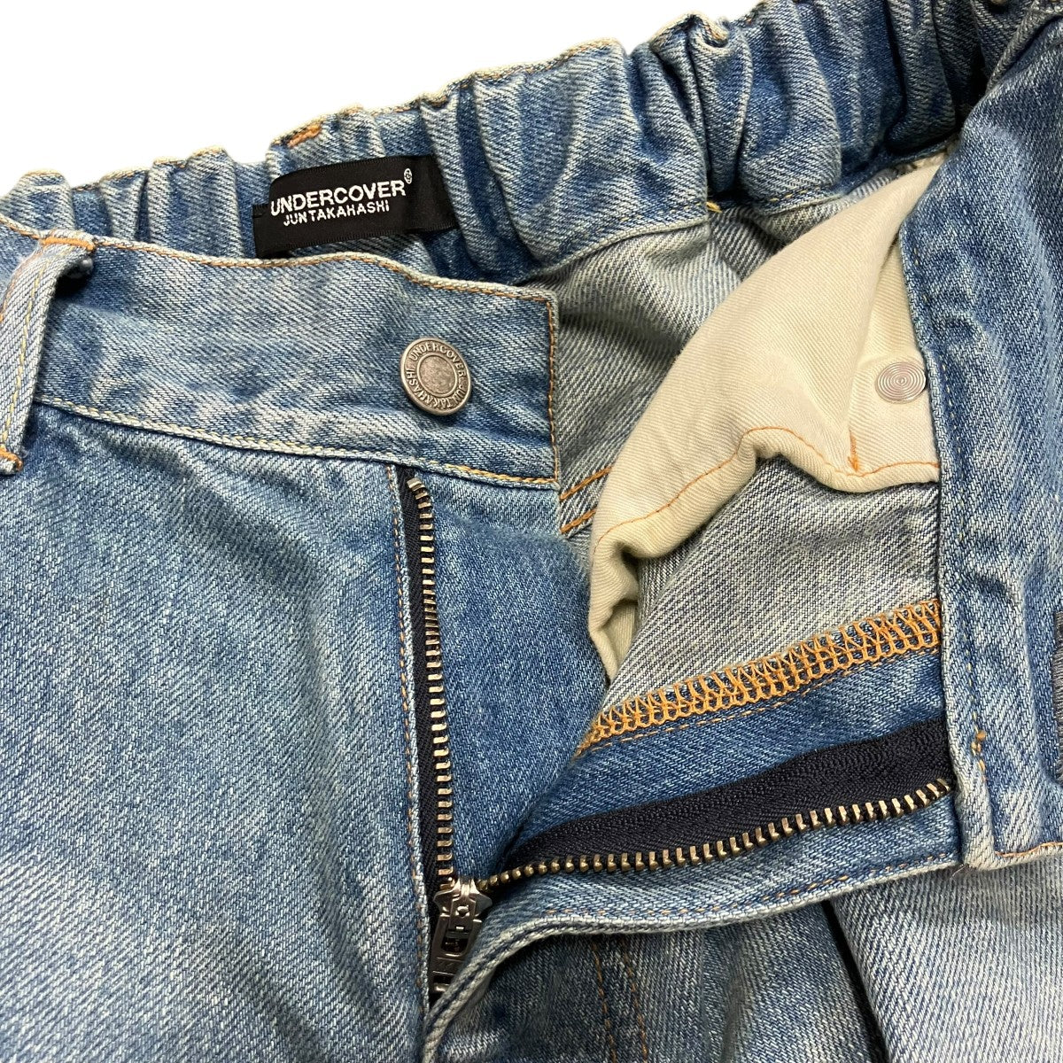 リボンデザインデニムパンツ