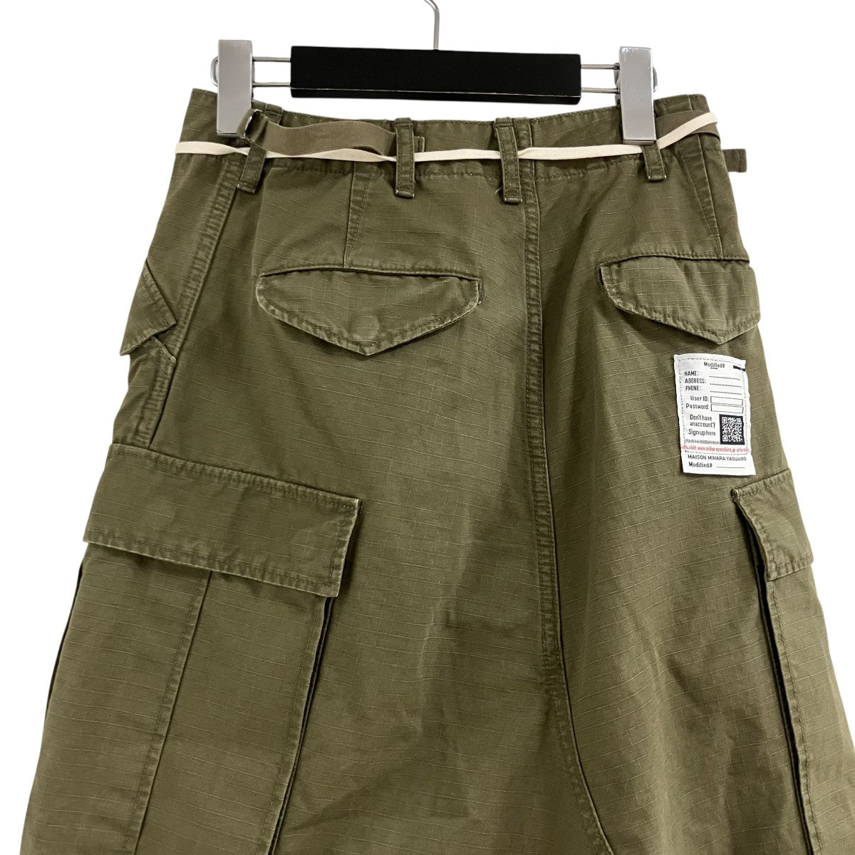 Maison MIHARA YASUHIRO カーゴパンツペーストスカート 古着・中古-4枚目のアイテム画像