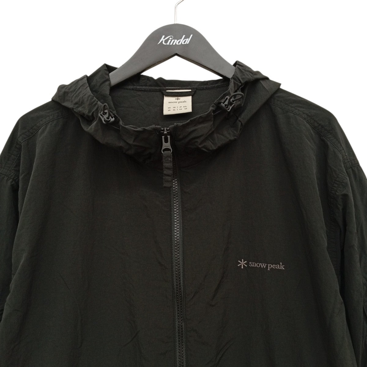 snow peak Taslan Pocket Windbreakerナイロンフーデッドジャケットs25mml-wb50 古着・中古-3枚目のアイテム画像