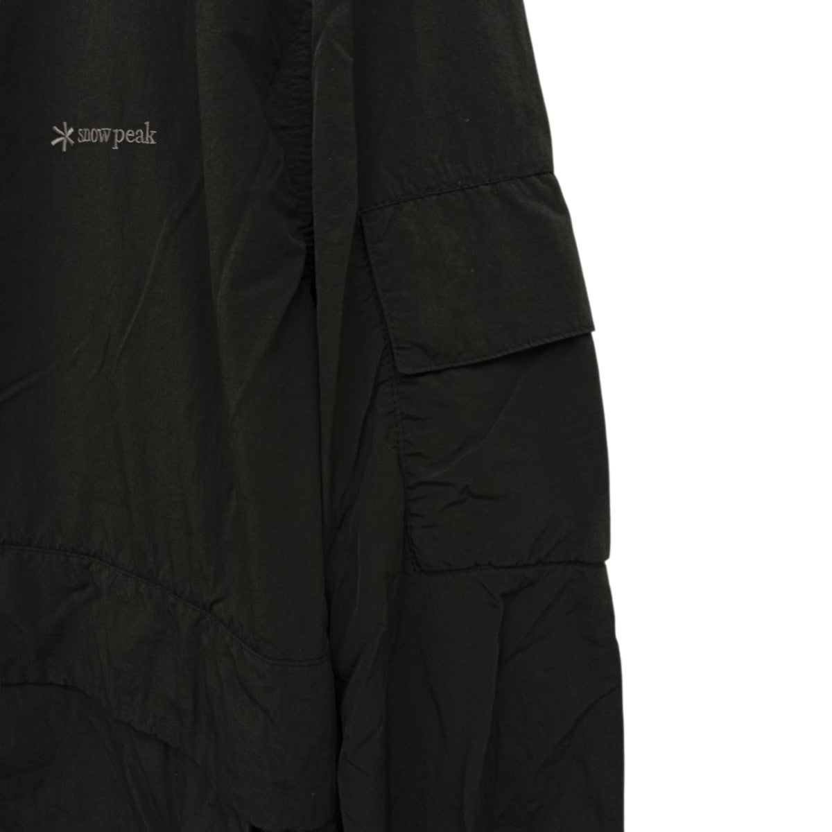 snow peak Taslan Pocket Windbreakerナイロンフーデッドジャケットs25mml-wb50 古着・中古-4枚目のアイテム画像