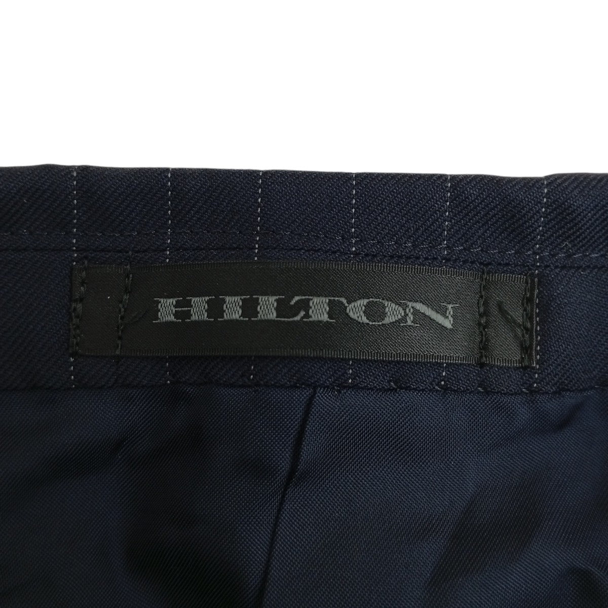 Hilton ストライプテーラードジャケット 古着・中古-4枚目のアイテム画像
