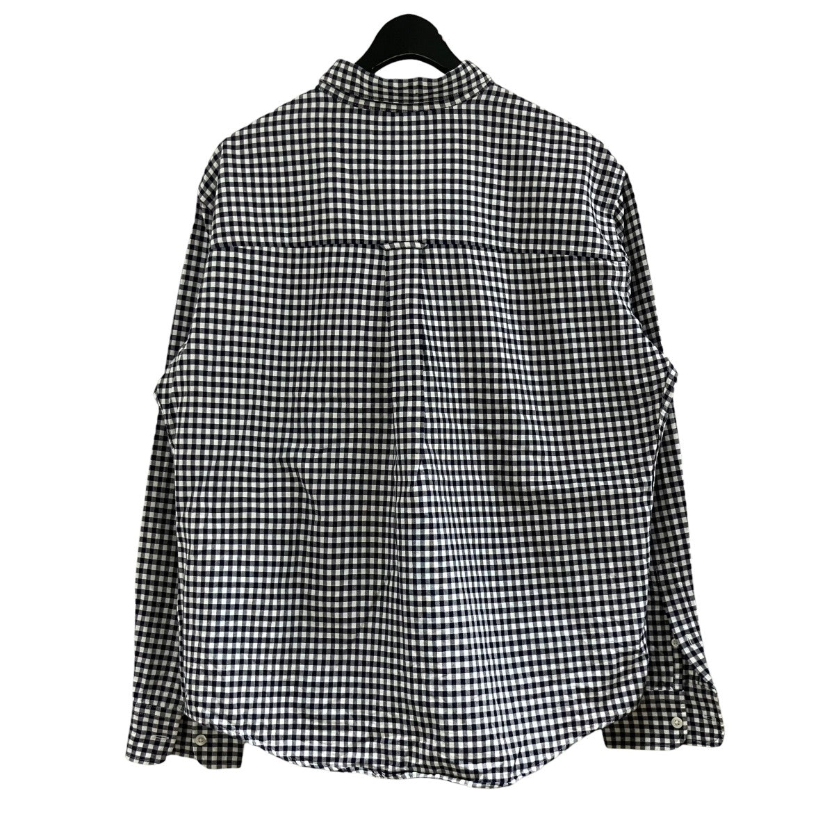 AMI PARIS ハートロゴギンガムチェックシャツ 古着・中古-3枚目のアイテム画像