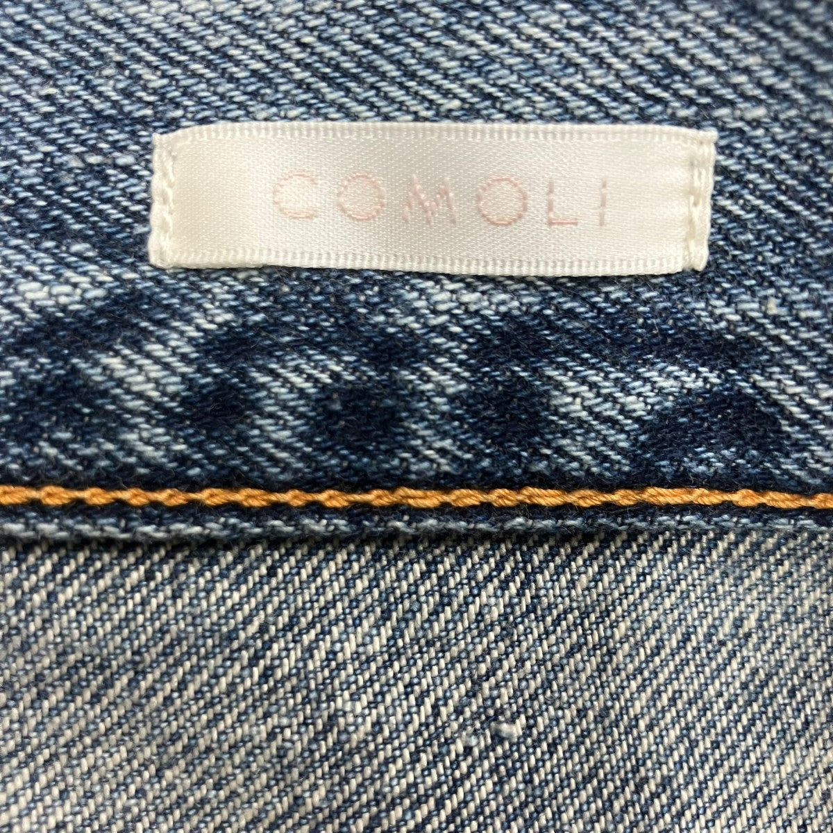 COMOLI フェード加工デニムパンツX01-03004 古着・中古-6枚目のアイテム画像