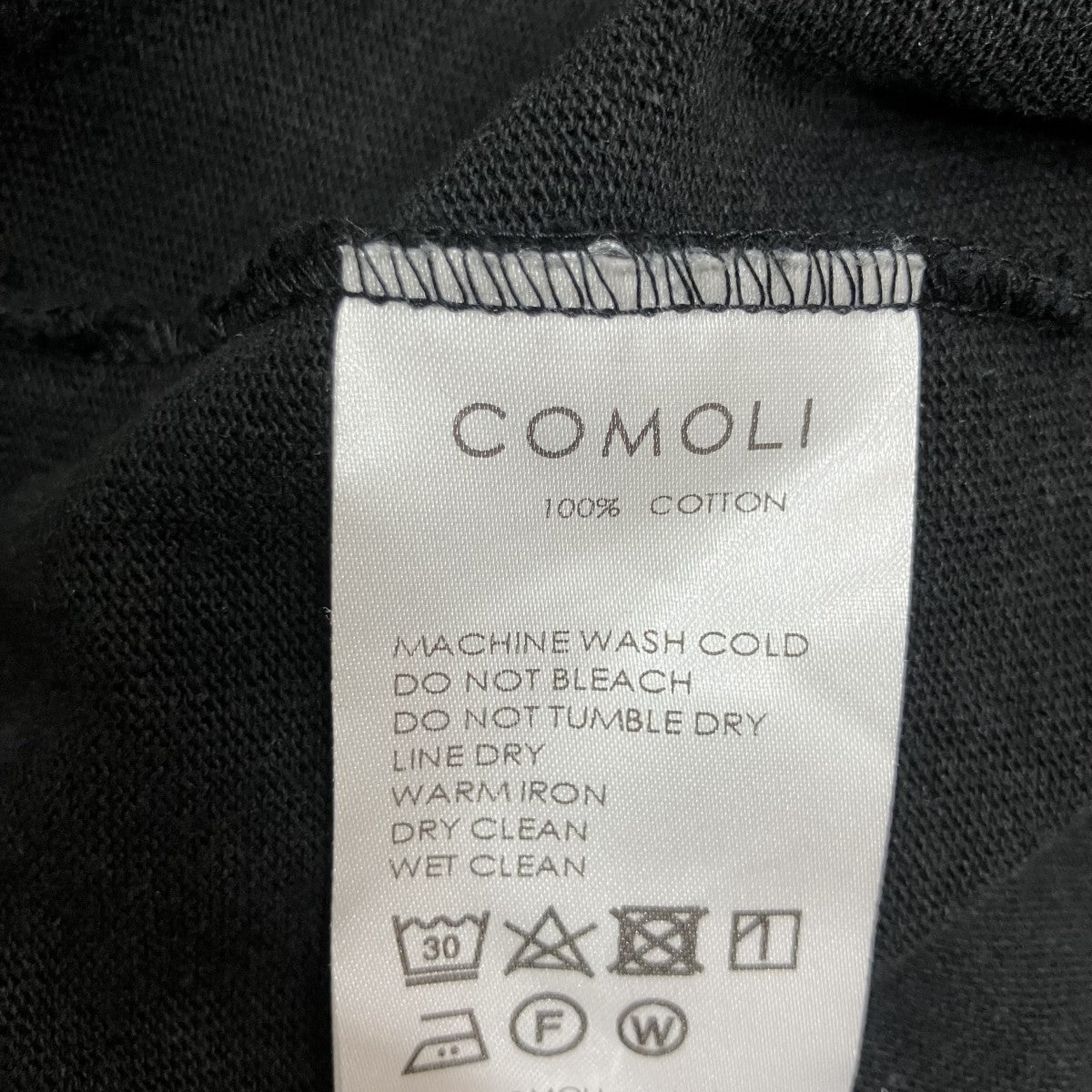 COMOLI クルーネックカットソー 古着・中古-7枚目のアイテム画像