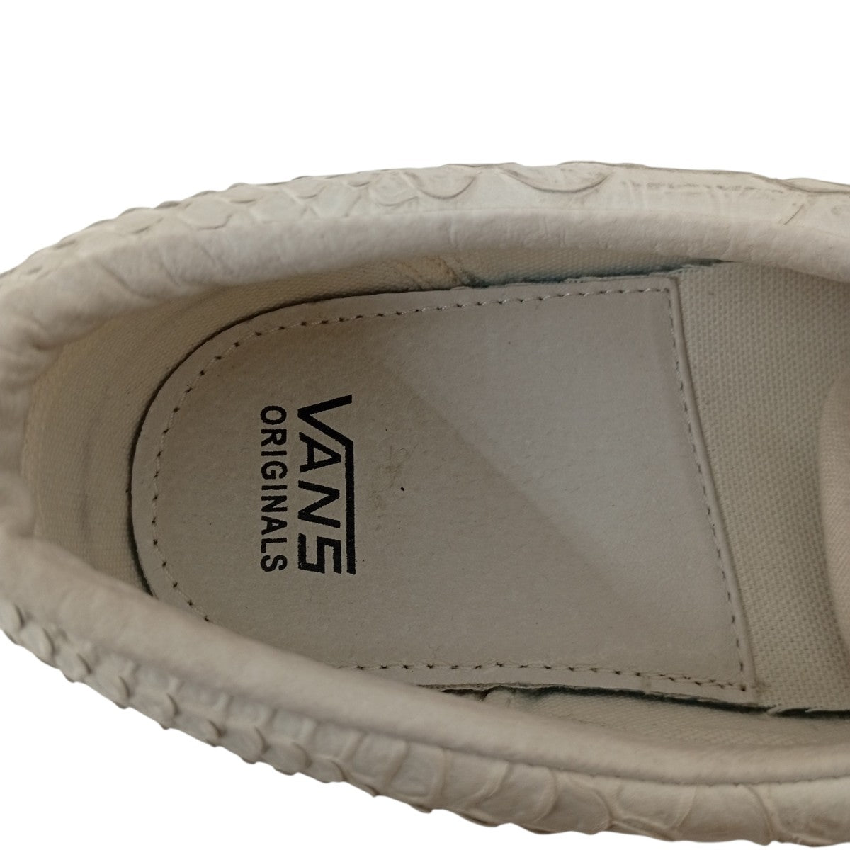 VANS×WTAPS ローカットスニーカー721278 721278 ホワイト サイズ 27.0