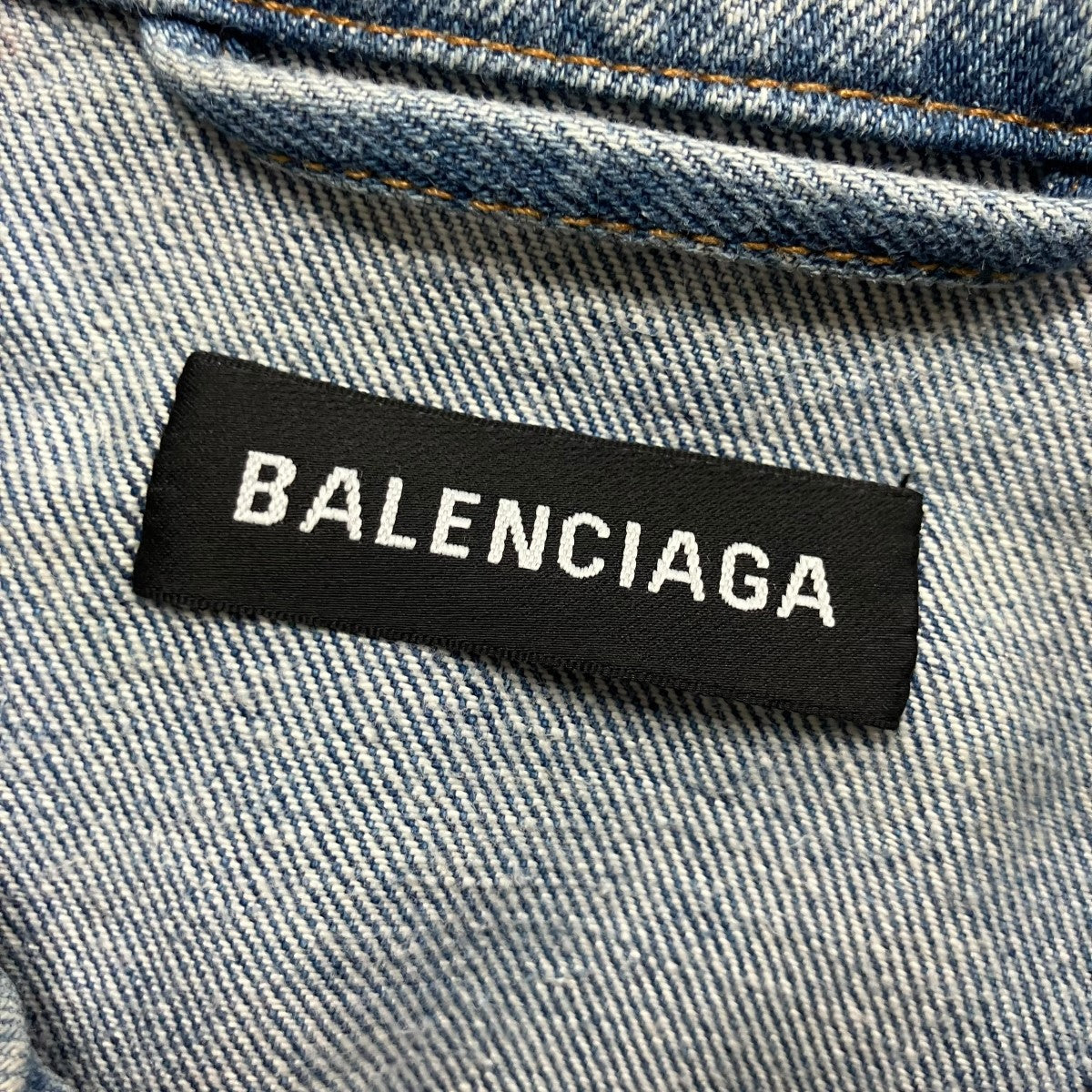 BALENCIAGA グラフィックデニムジャケット 古着・中古-5枚目のアイテム画像
