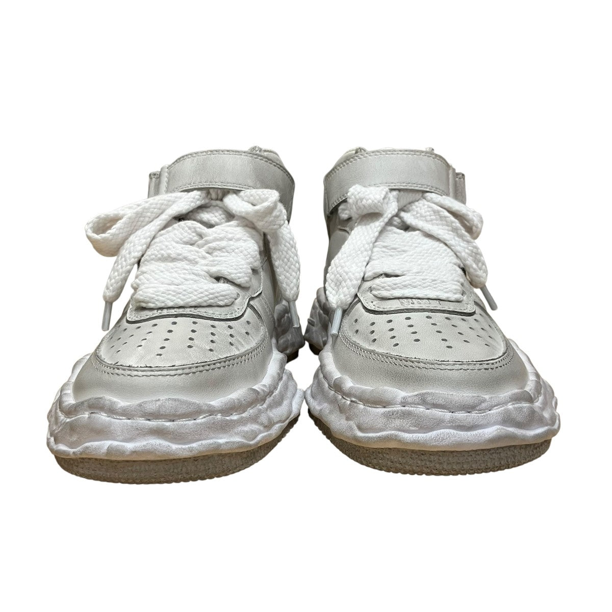 Maison MIHARA YASUHIRO ダメージ加工ハイカットスニーカー 古着・中古-2枚目のアイテム画像