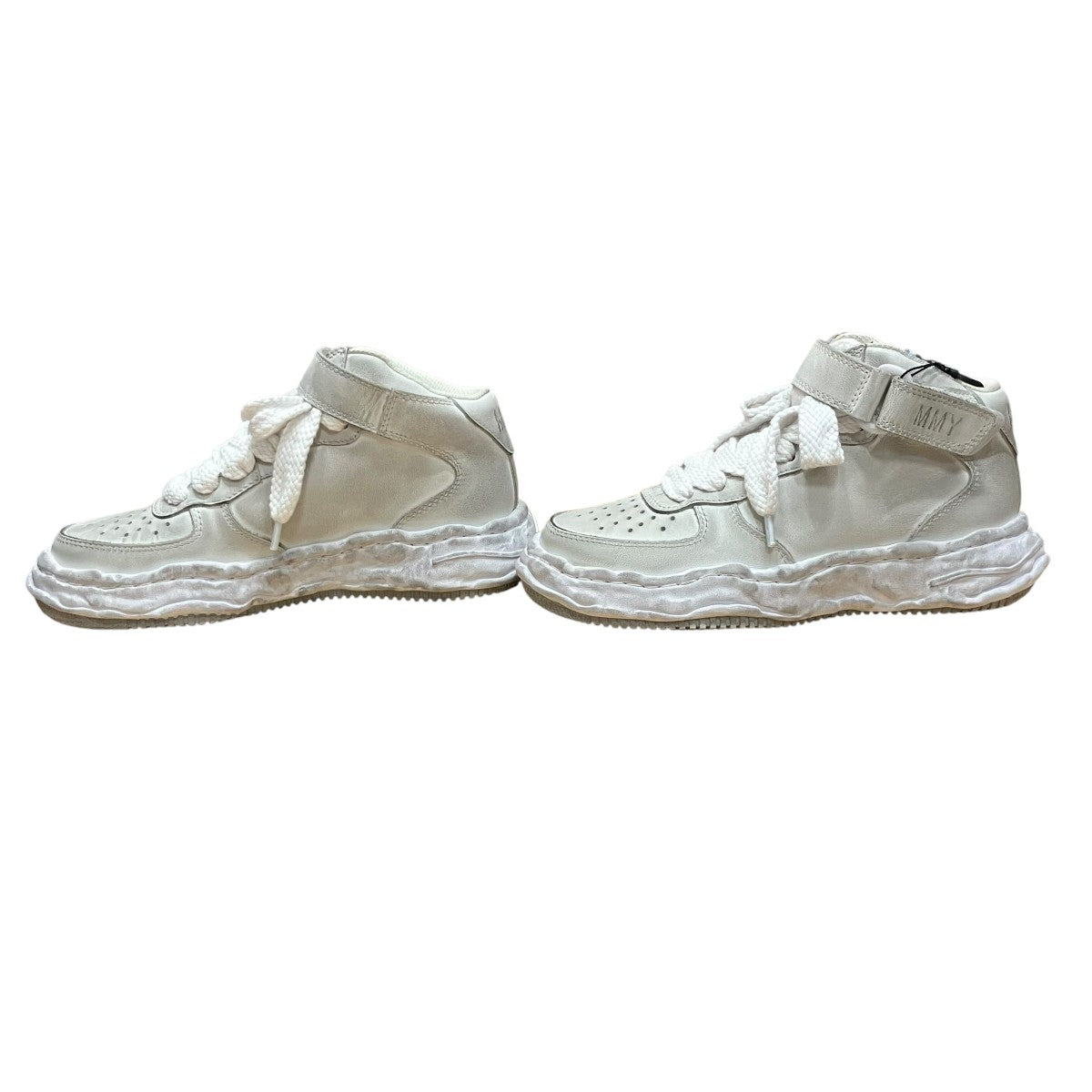 Maison MIHARA YASUHIRO ダメージ加工ハイカットスニーカー 古着・中古-3枚目のアイテム画像