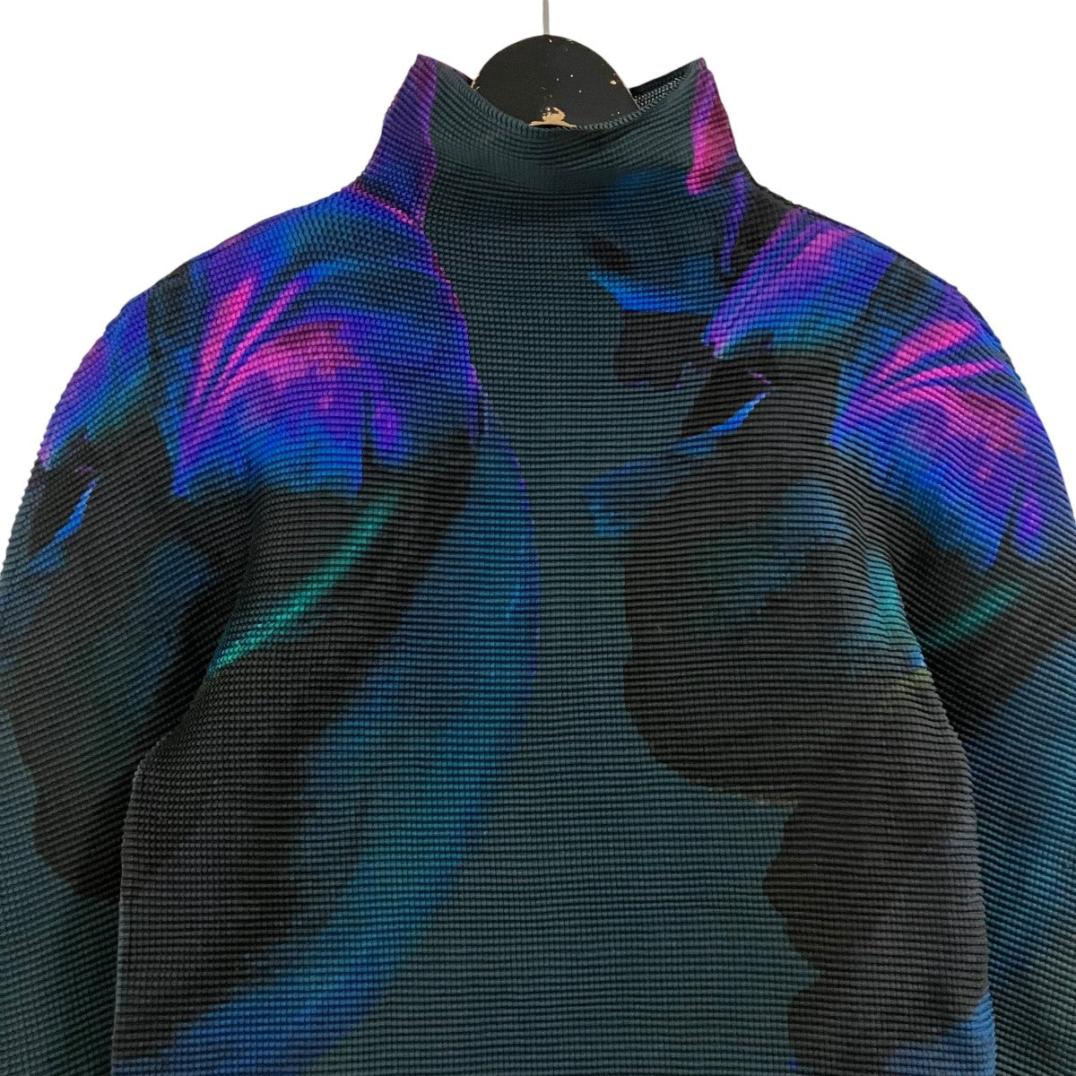 me ISSEY MIYAKE プリーツハイネックカットソー 古着・中古-4枚目のアイテム画像