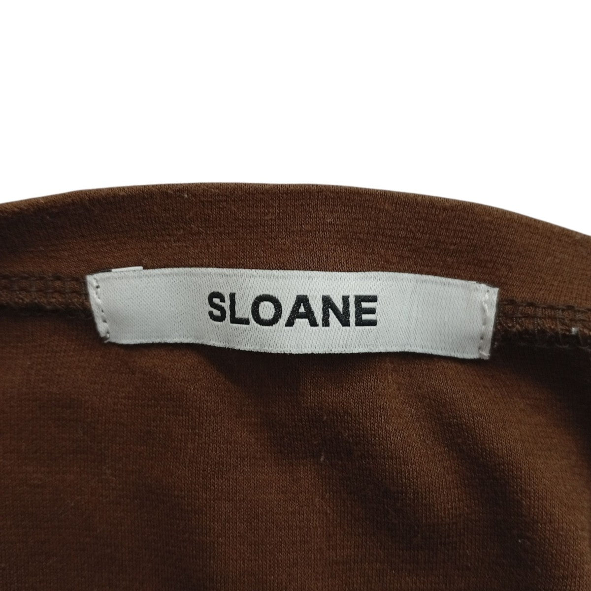 SLOANE コットンコンパクトスーピマポンチ タックショルダーワンピースSL8S-T691 古着・中古-3枚目のアイテム画像