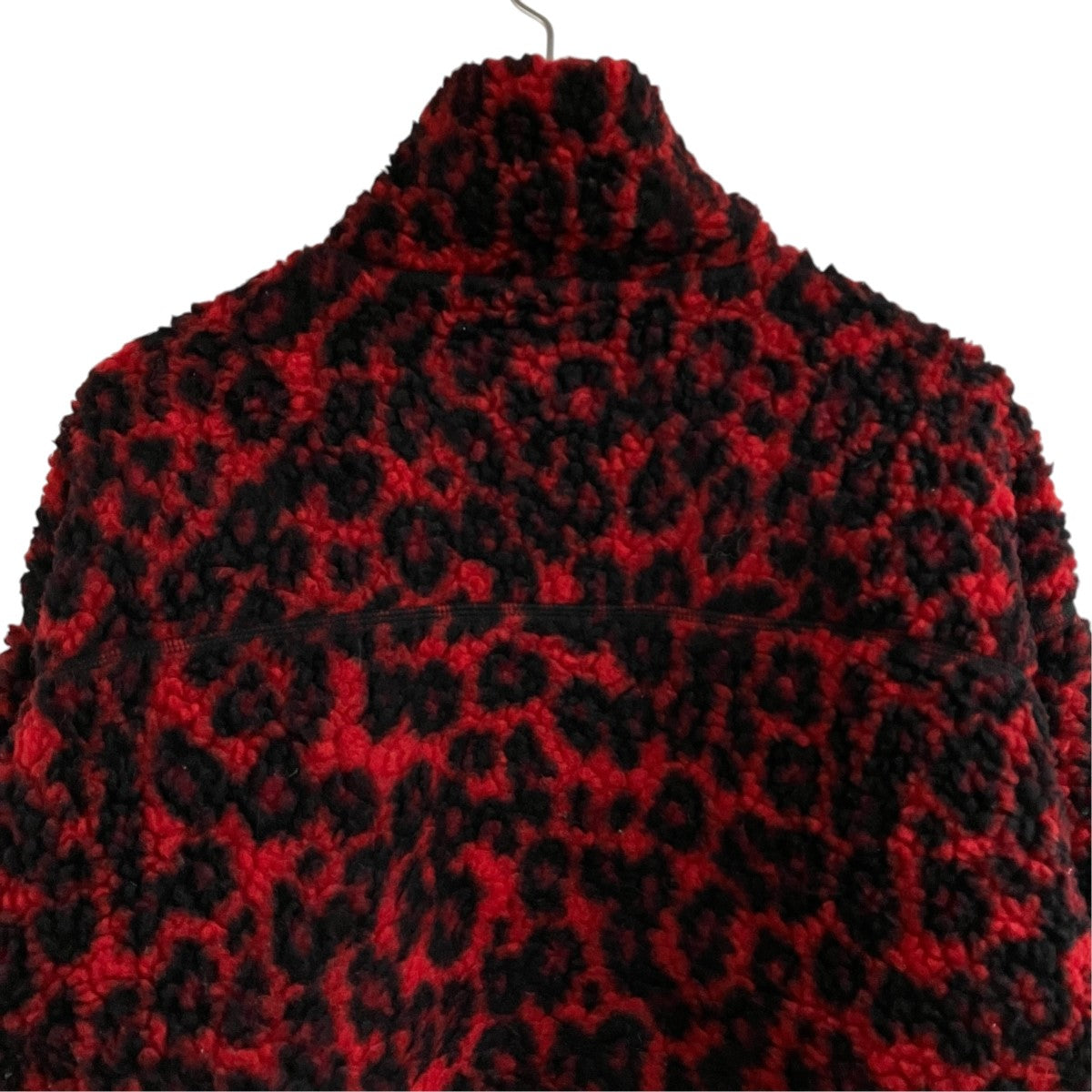 ALEXANDER McQUEEN レオパードボアプルオーバー 古着・中古-4枚目のアイテム画像