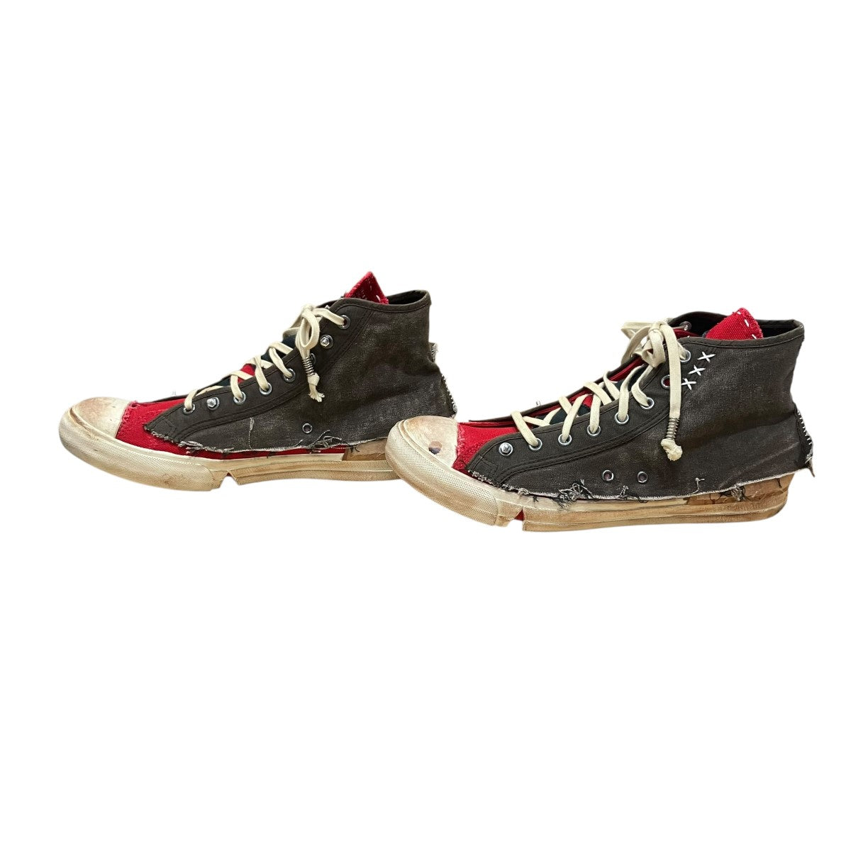 Maison Margiela 22 ディストレスドハイカットスニーカー 古着・中古-3枚目のアイテム画像