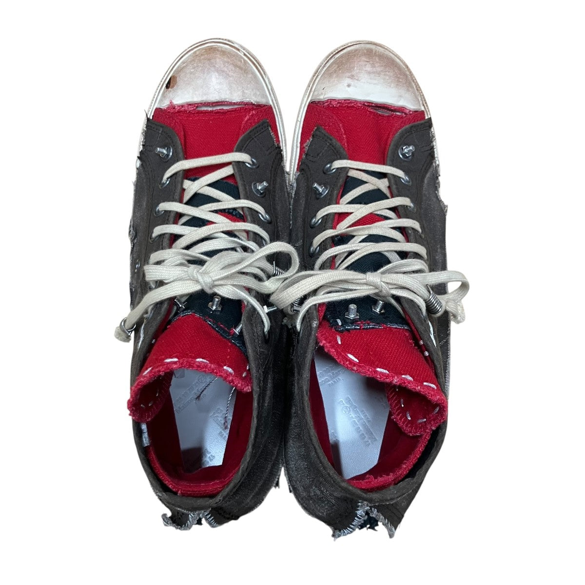 Maison Margiela 22 ディストレスドハイカットスニーカー 古着・中古-6枚目のアイテム画像