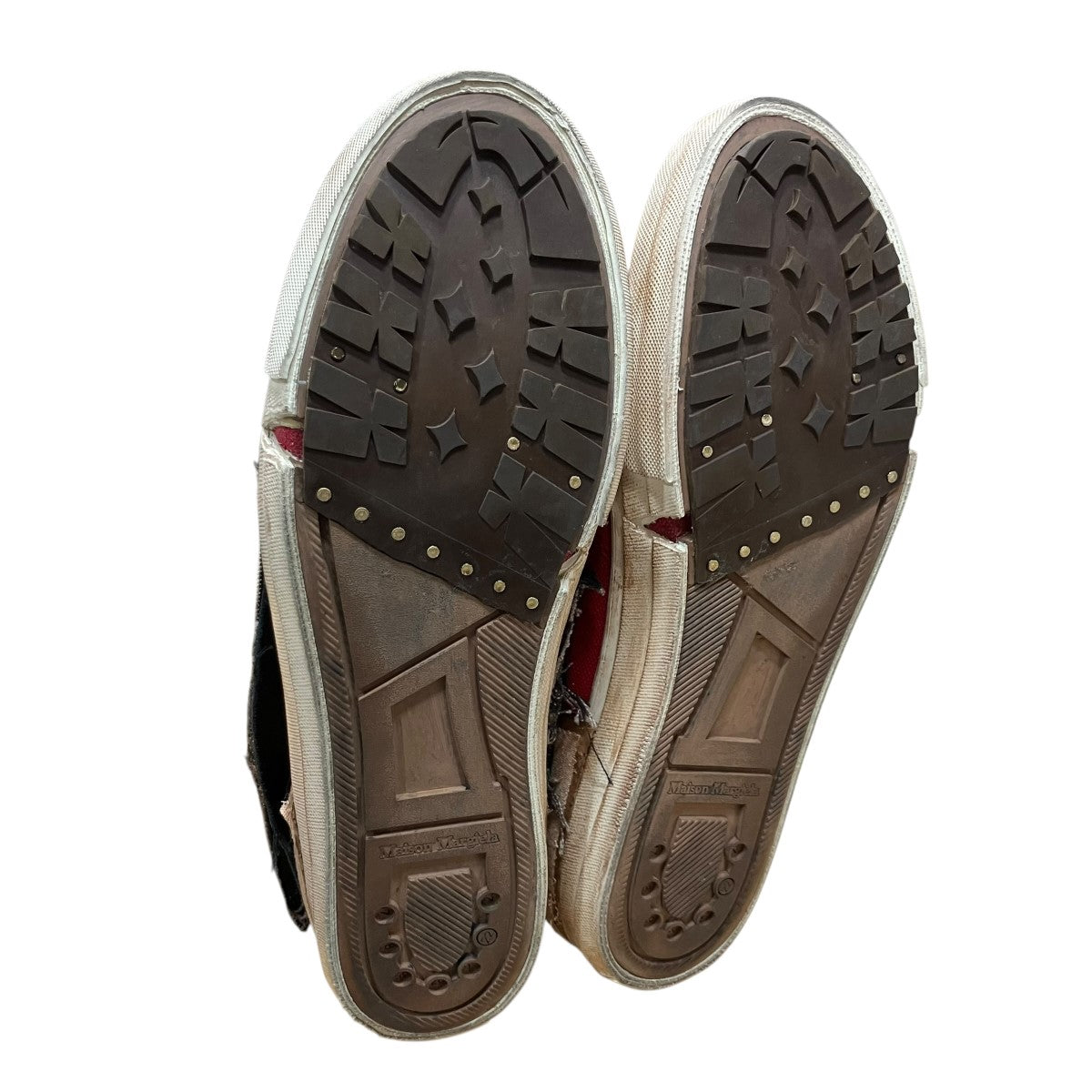 Maison Margiela 22 ディストレスドハイカットスニーカー 古着・中古-7枚目のアイテム画像