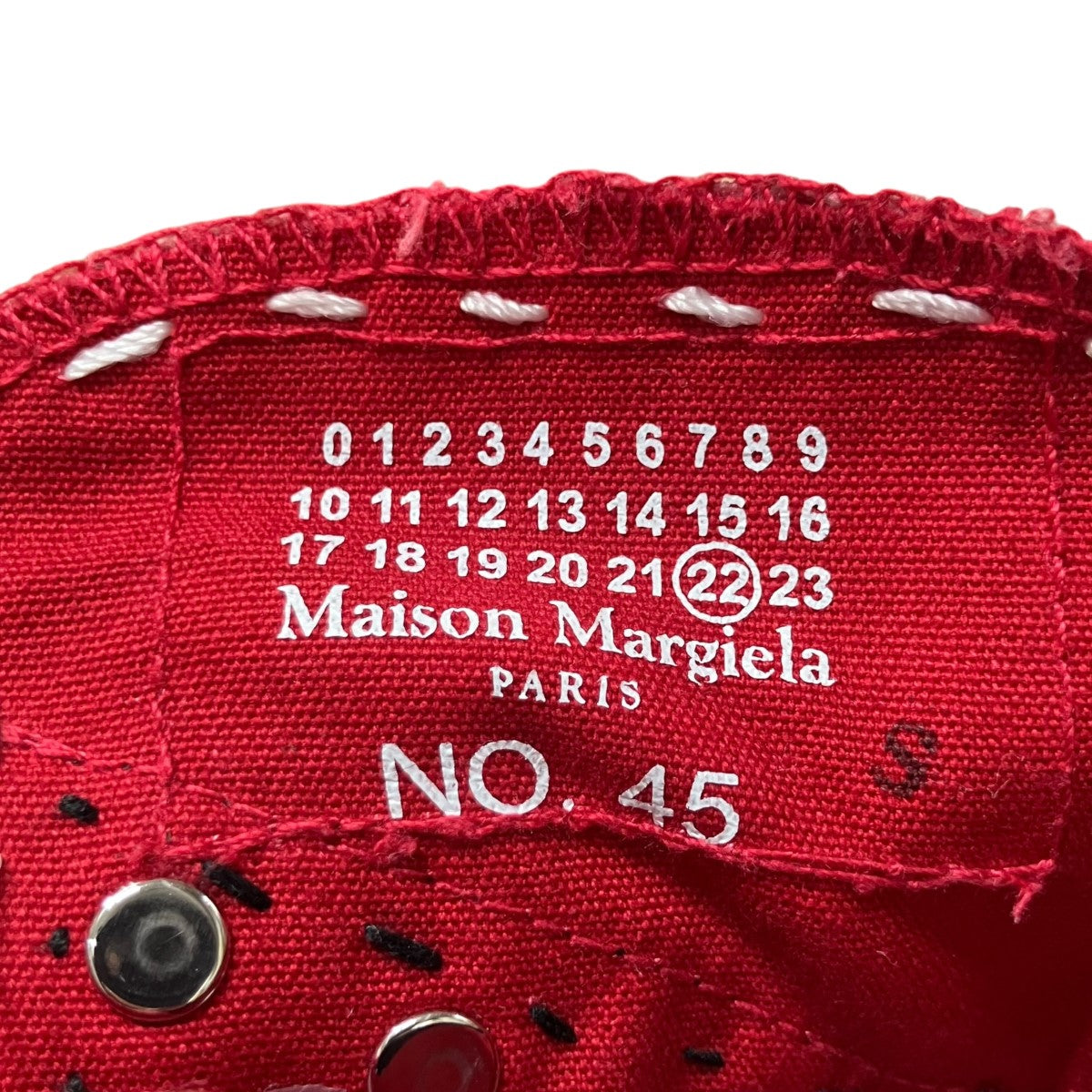 Maison Margiela 22 ディストレスドハイカットスニーカー 古着・中古-8枚目のアイテム画像