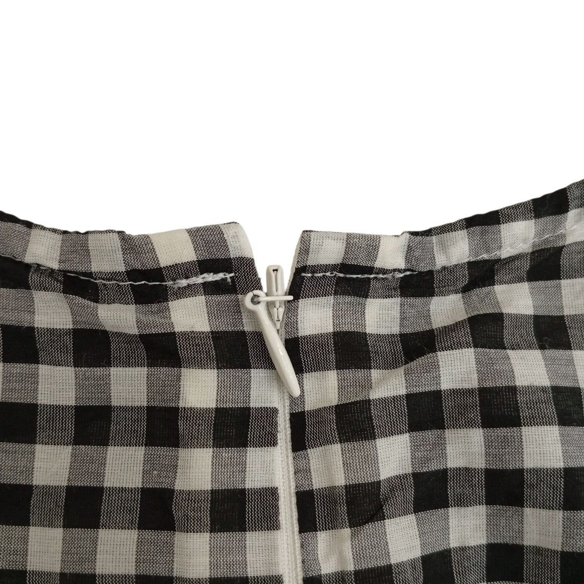 R＆D．M．Co-OLDMAN’S TAILOR ギンガムチェックブラウス 古着・中古-5枚目のアイテム画像
