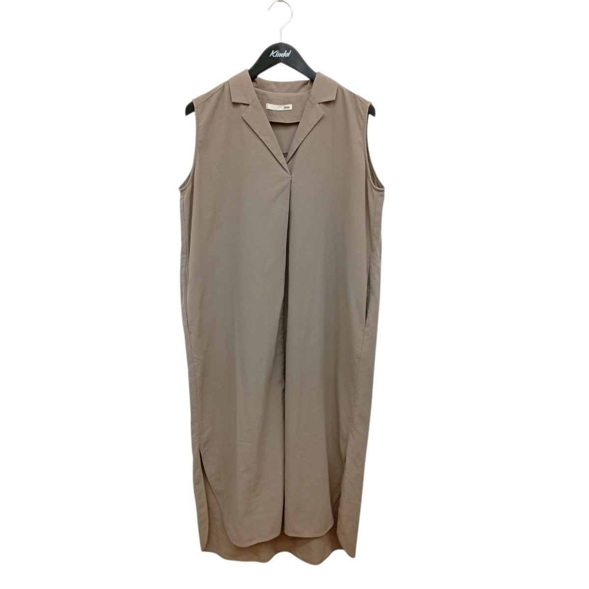 evam eva cotton sleeveless one pieceノースリーブワンピースE221T198 古着・中古-1枚目のアイテム画像