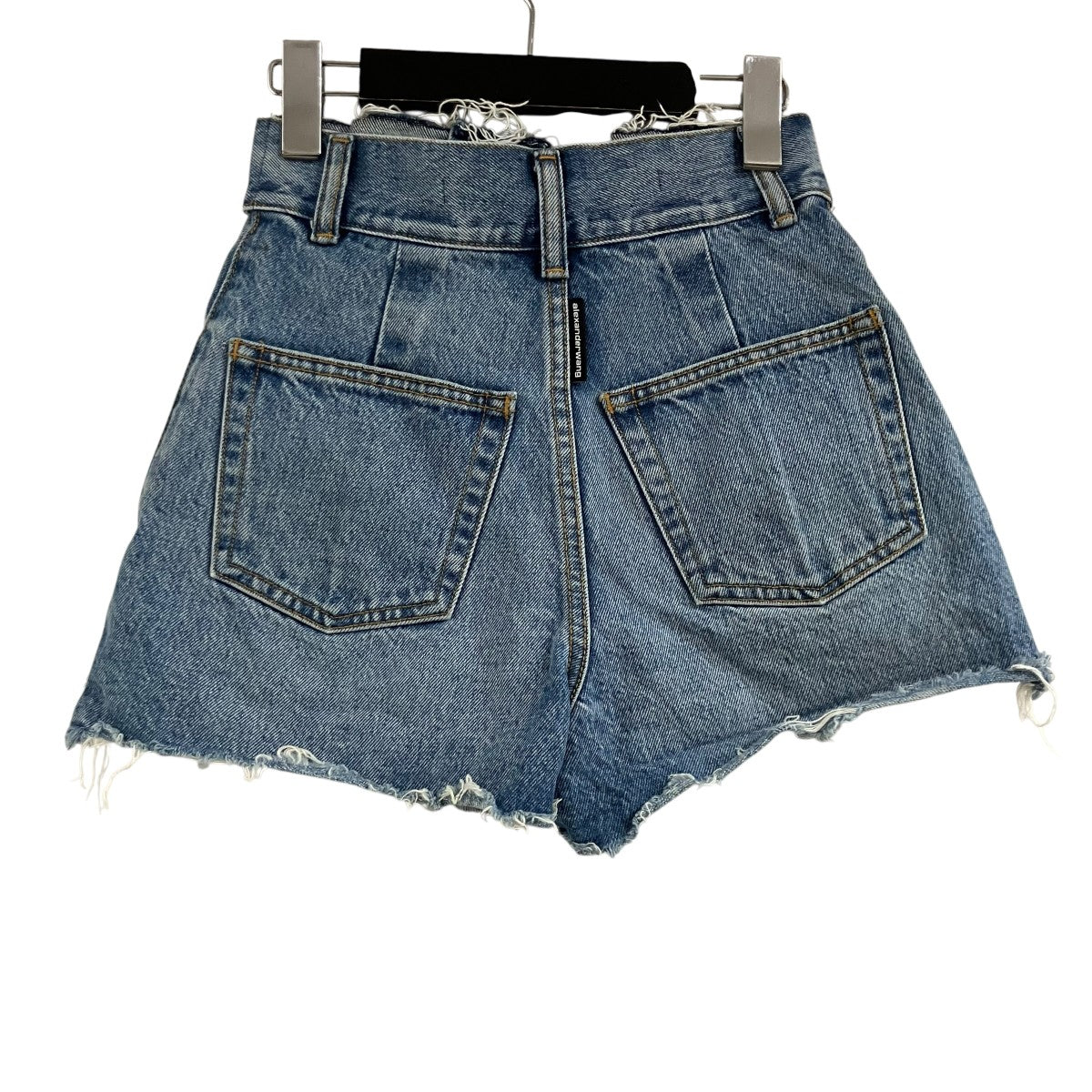 ALEXANDER WANG ベルテッドデニムショートパンツ 古着・中古-3枚目のアイテム画像
