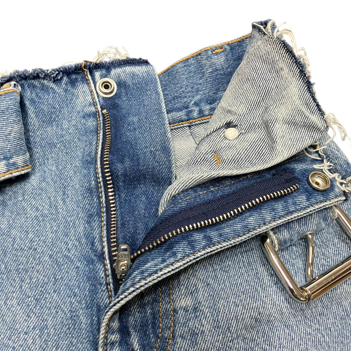 ALEXANDER WANG ベルテッドデニムショートパンツ 古着・中古-5枚目のアイテム画像