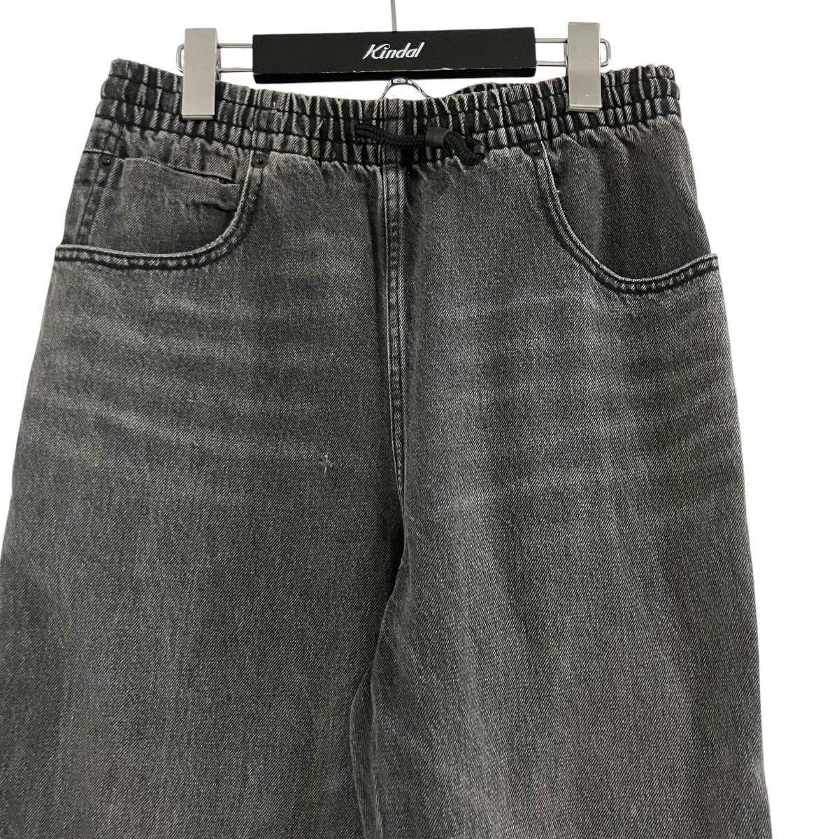 ALEXANDER WANG テープロゴデニムパンツ 古着・中古-2枚目のアイテム画像